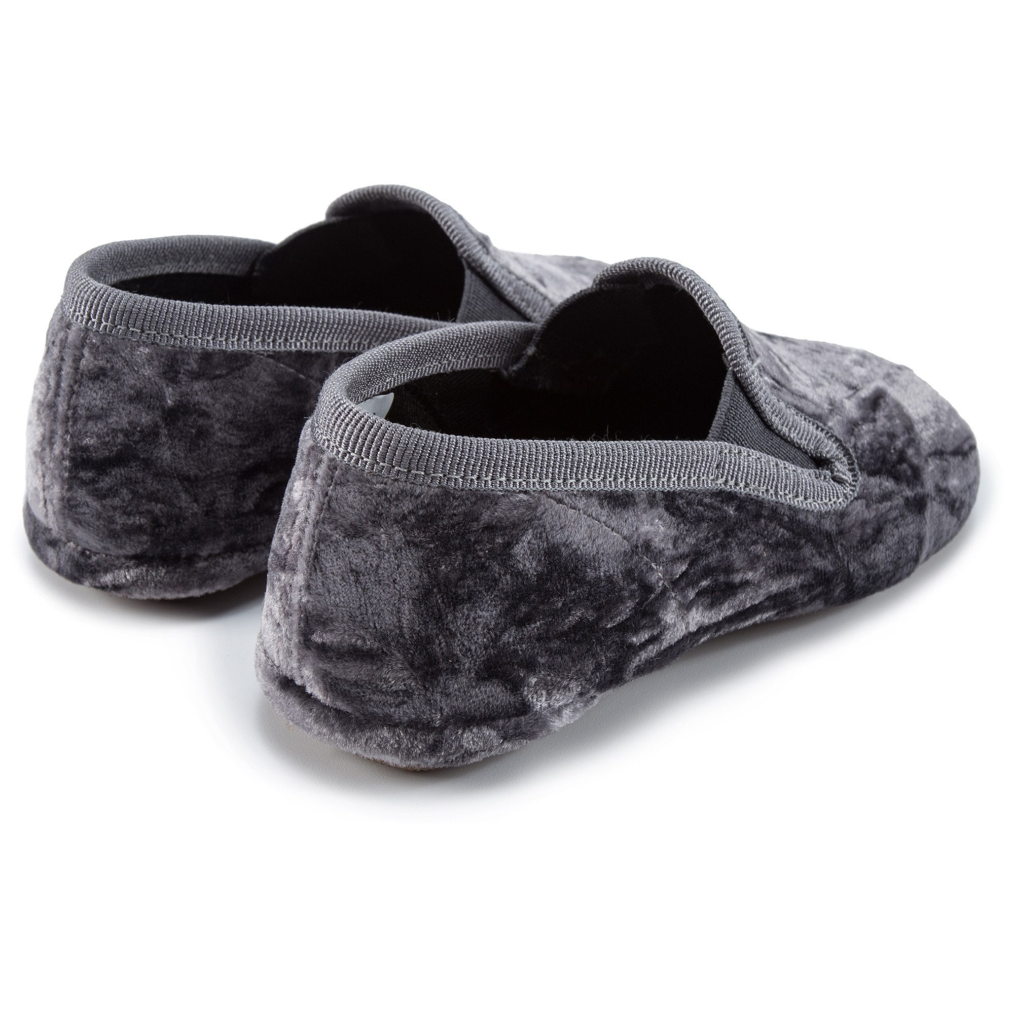 Girls Grey Loafers