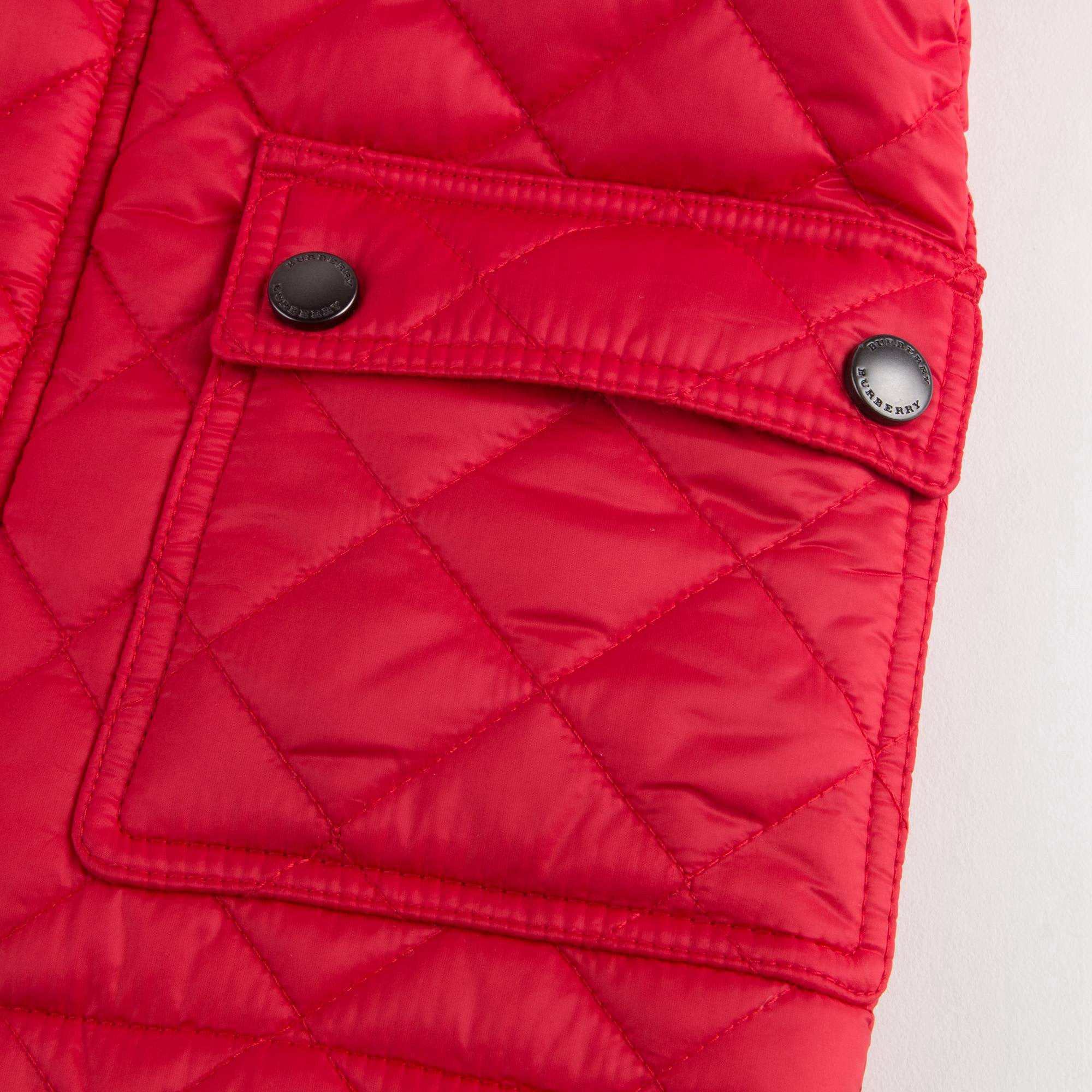 Baby Red Quilted Jacket