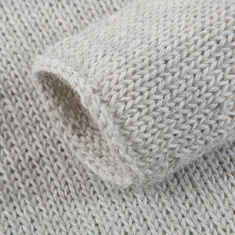 Baby Light Grey Alpaga Wool Monster Sweater