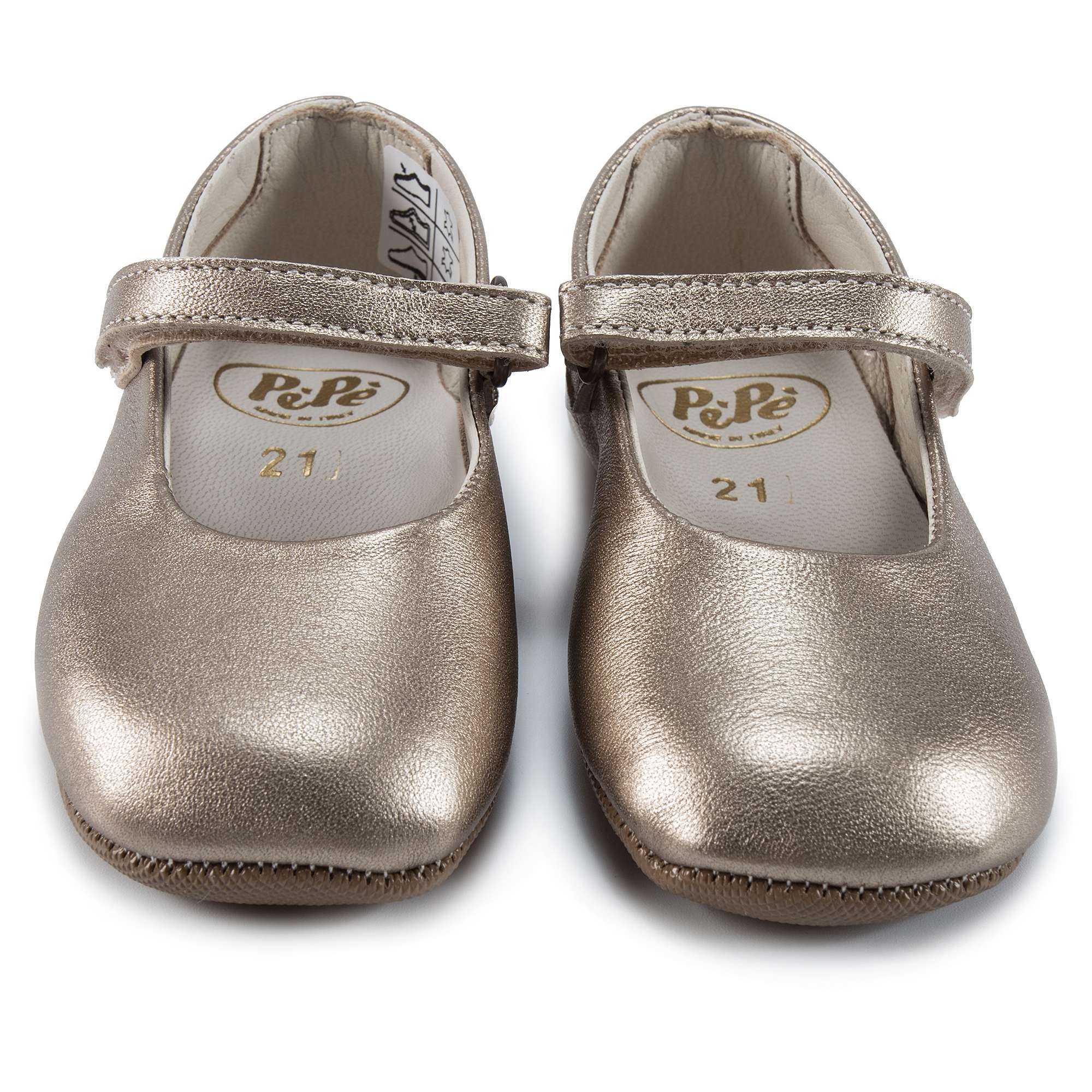 Girls Copper Flat Shoes