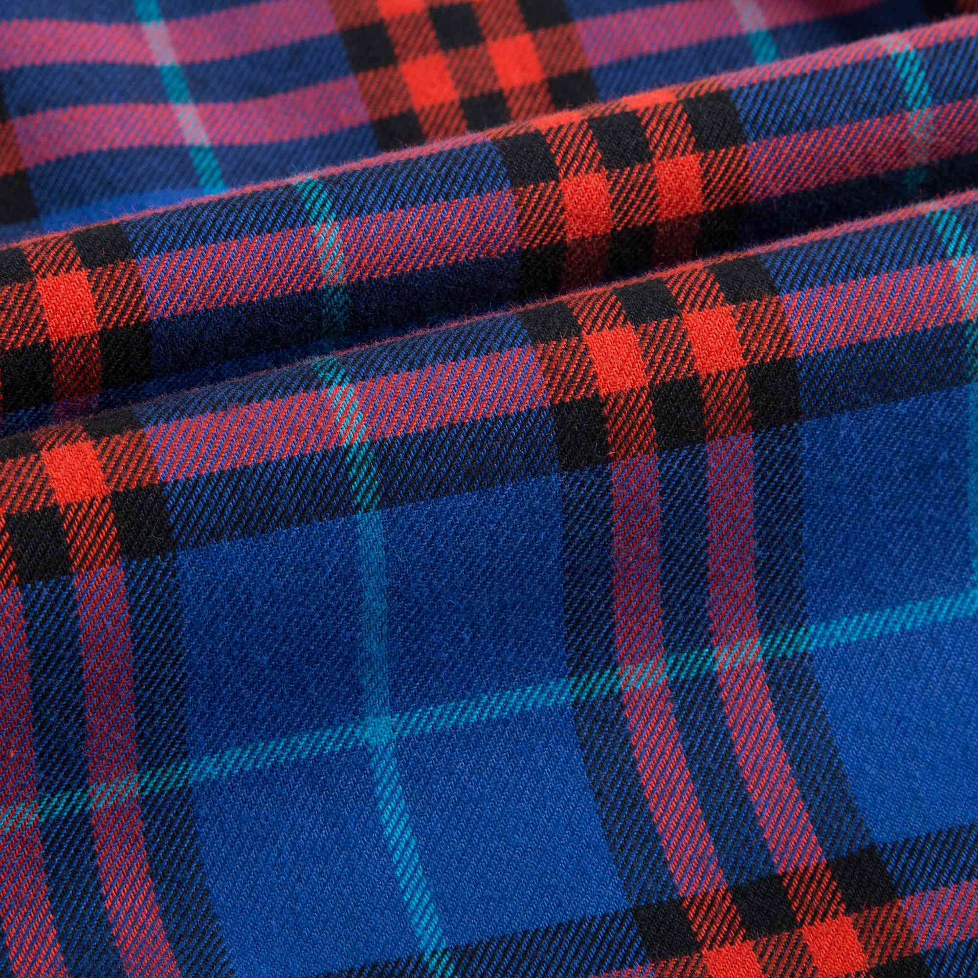 Baby Boys Sapphire Blue Check Cotton Shirt