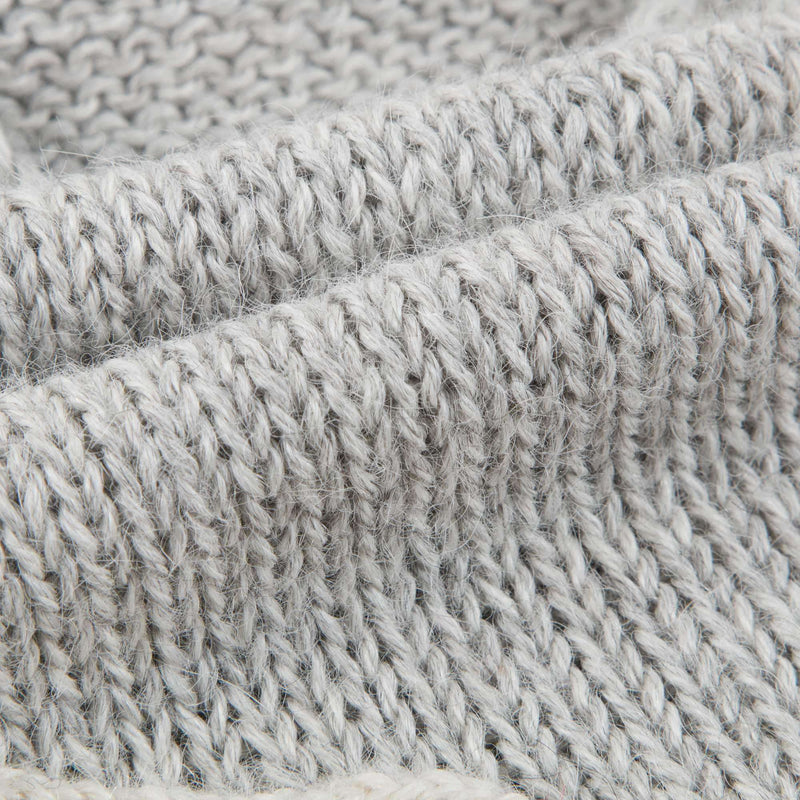 Baby Light Grey Alpaga Wool Monster Sweater