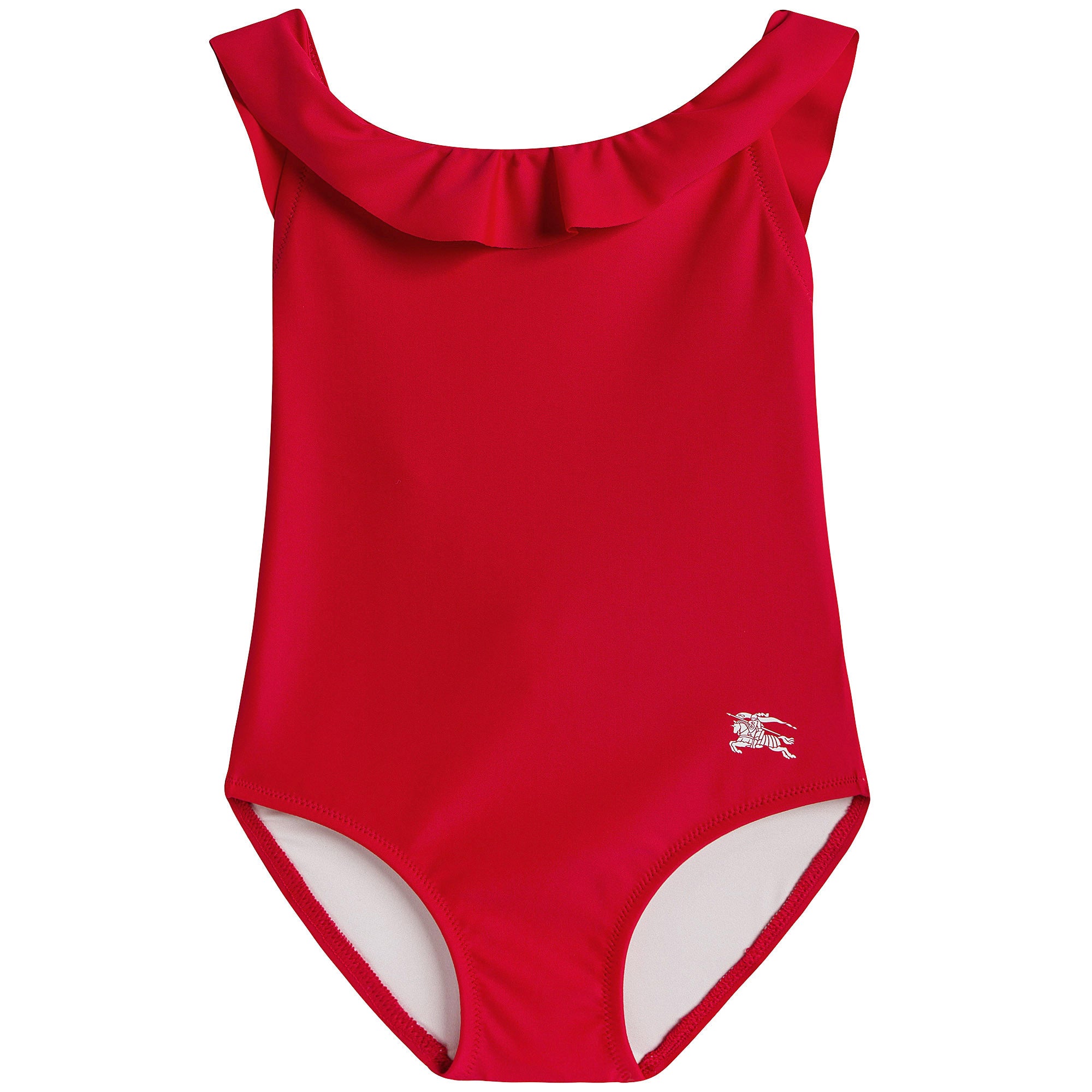 Girls Red Lotus Leaf With Swimsuit - CÉMAROSE | Children's Fashion Store - 1