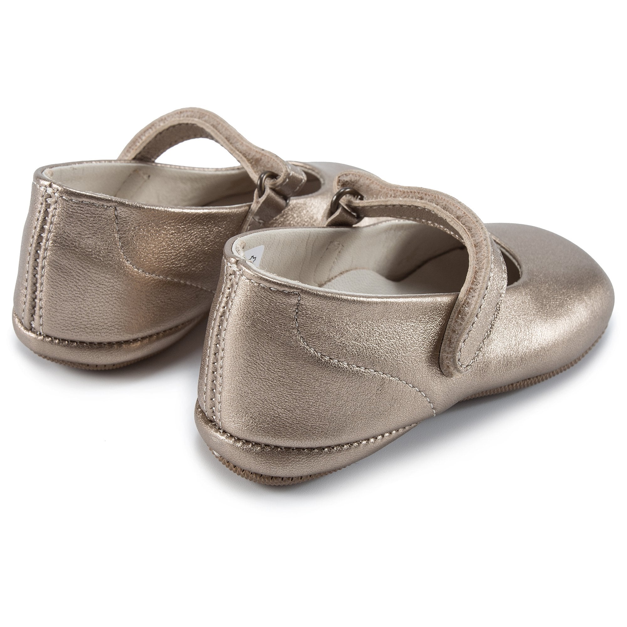 Girls Copper Flat Shoes