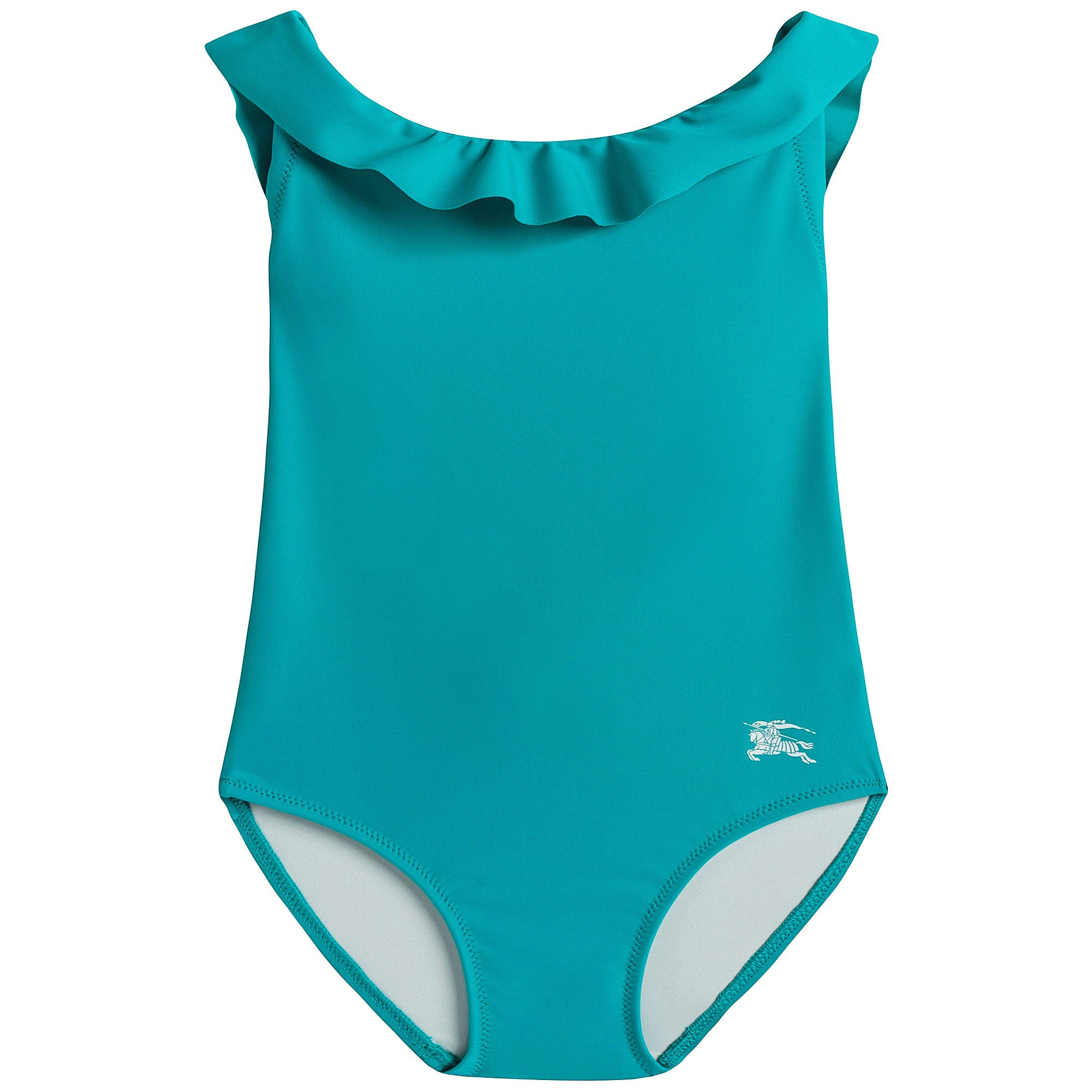 Girls Turquoise blue Loutus Leaf With Swimsuit - CÉMAROSE | Children's Fashion Store - 1