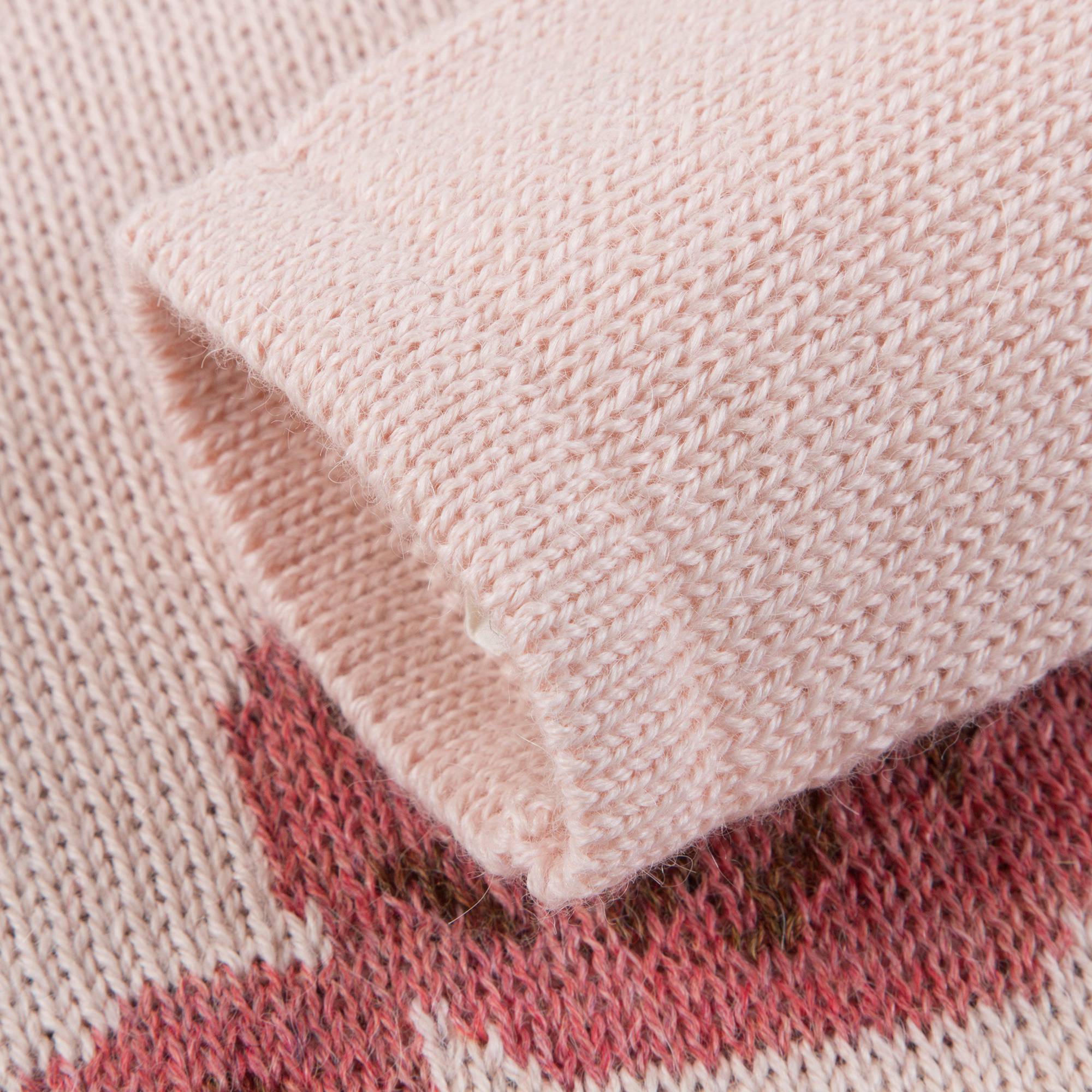 Baby Light Pink Alpaga Wool Poodle Sweater