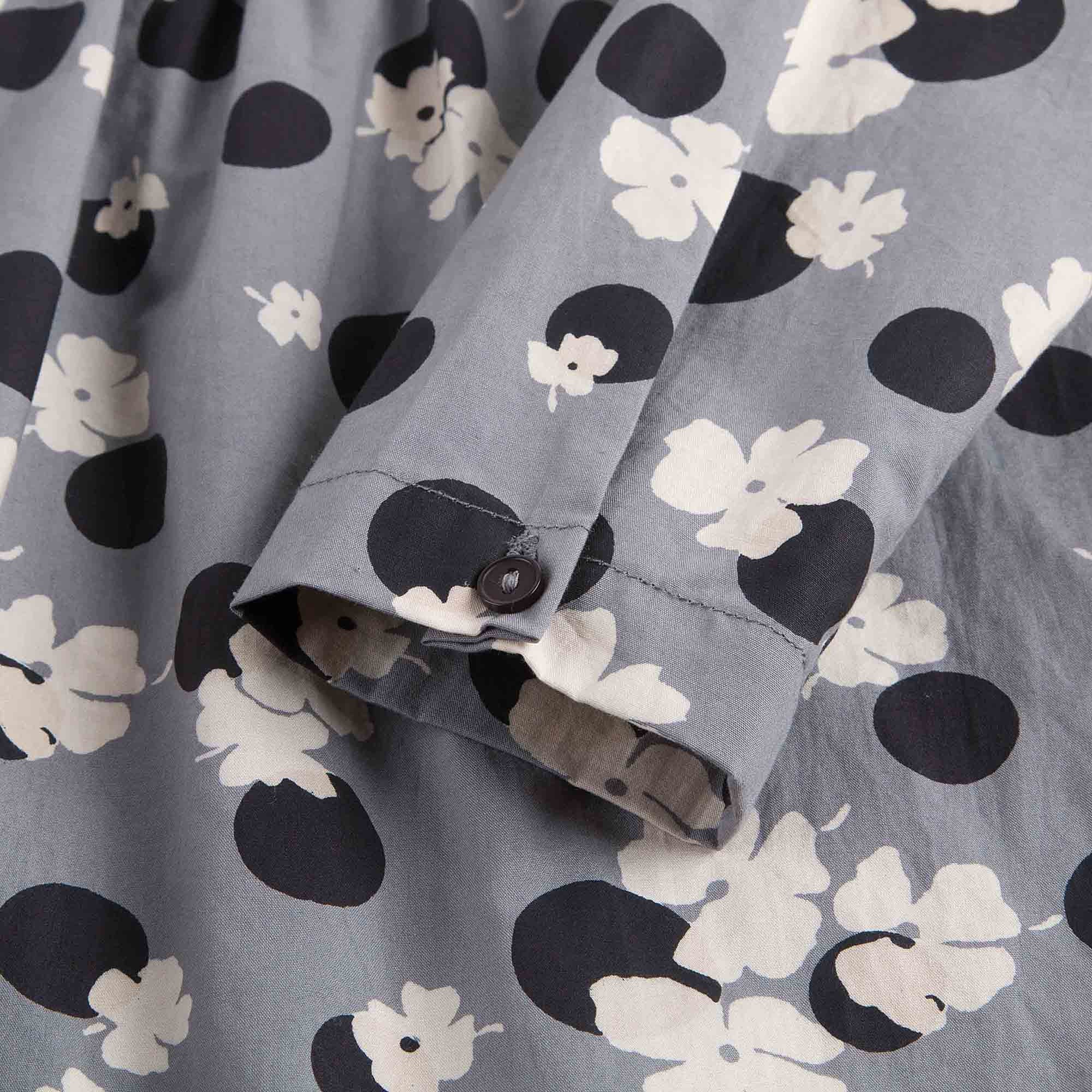 Baby Girls Grey With Multicolor Print Dresses - CÉMAROSE | Children's Fashion Store - 4