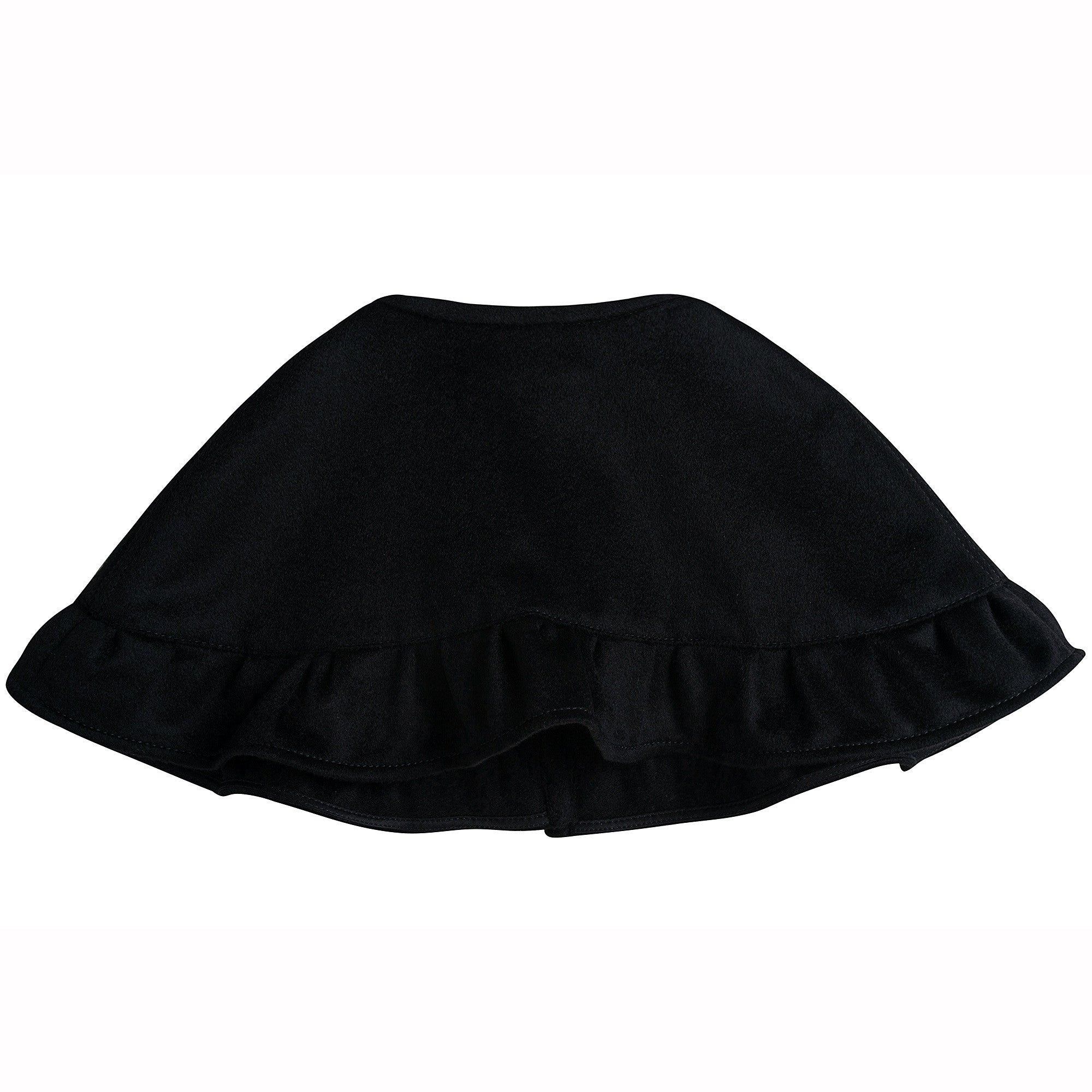 Girls Black Loutus Leaf  Shawls - CÉMAROSE | Children's Fashion Store - 3