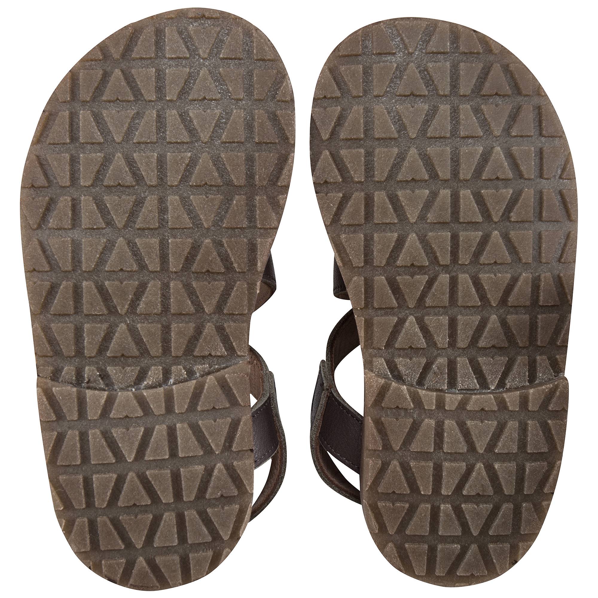 Girls Brown Flat Sandals
