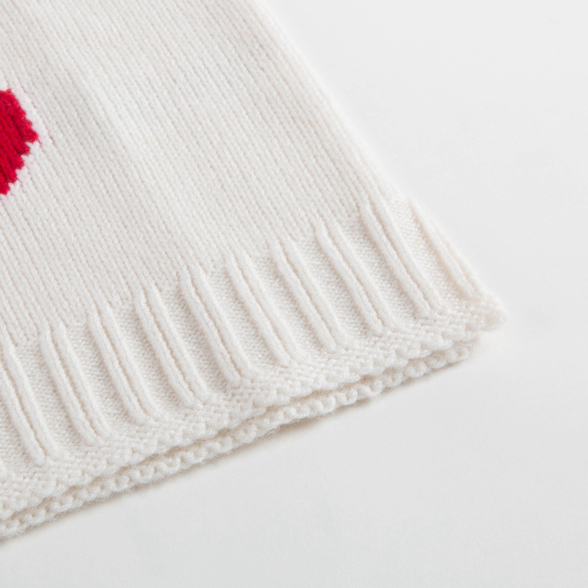 Girls Ivory Wool Sweater