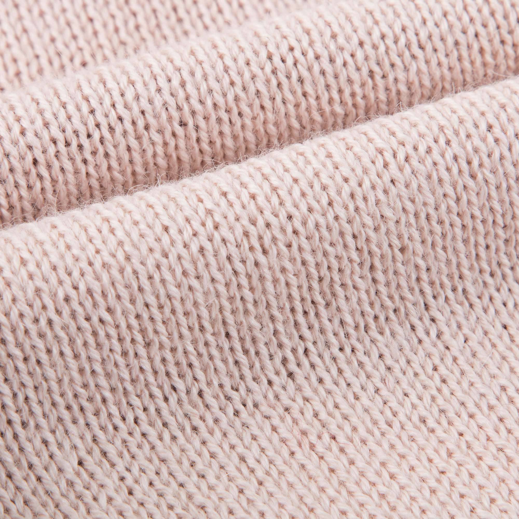 Baby Light Pink Alpaga Wool Poodle Sweater