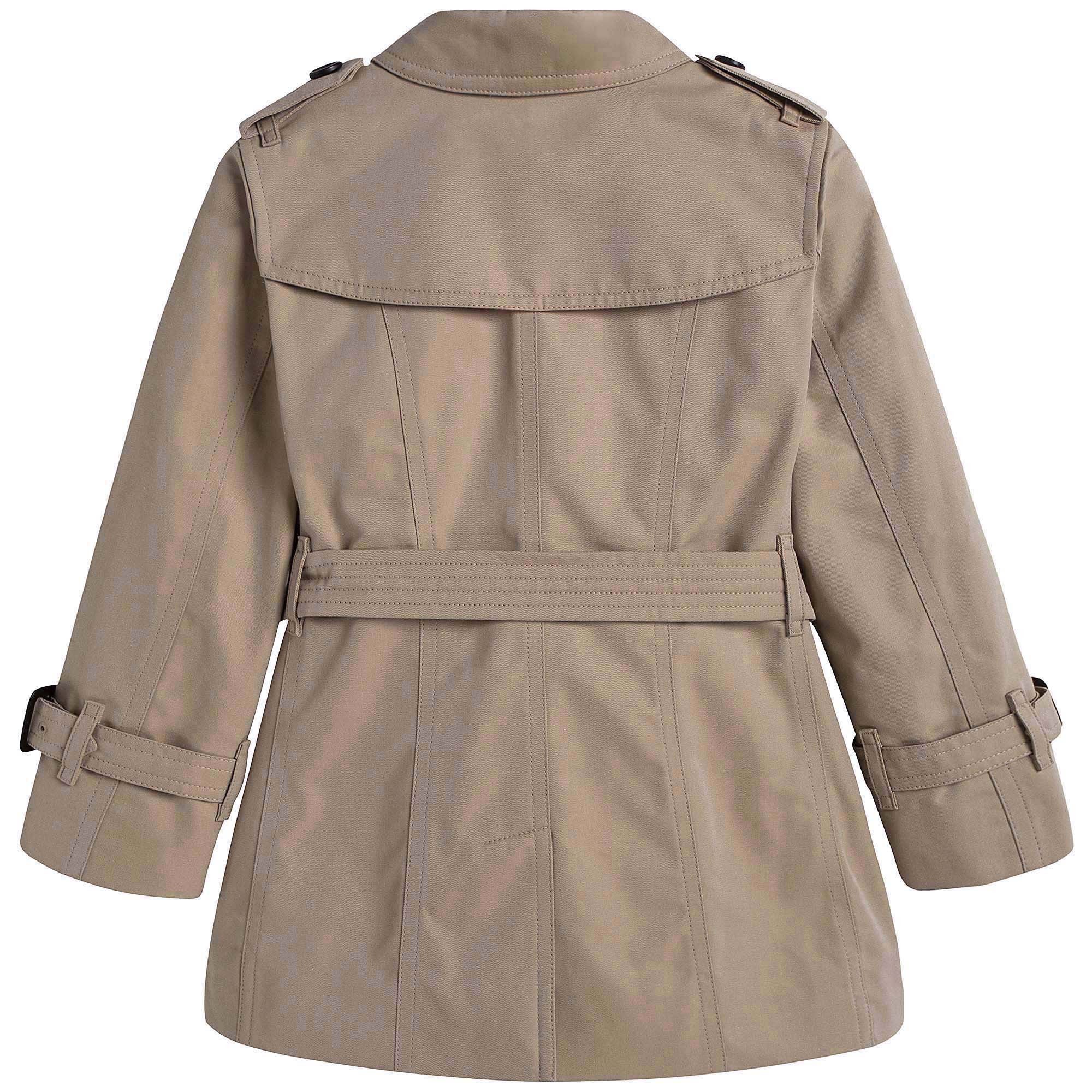 Girls Beige Trench Coat - CÉMAROSE | Children's Fashion Store - 2