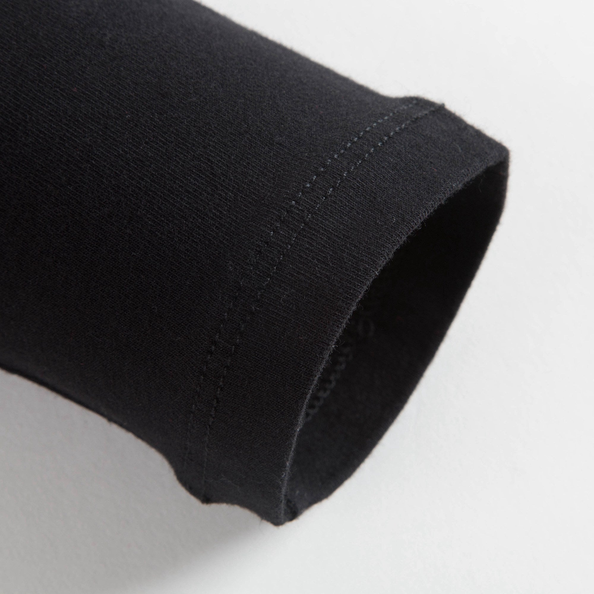 Girls Black Cotton T-shirt