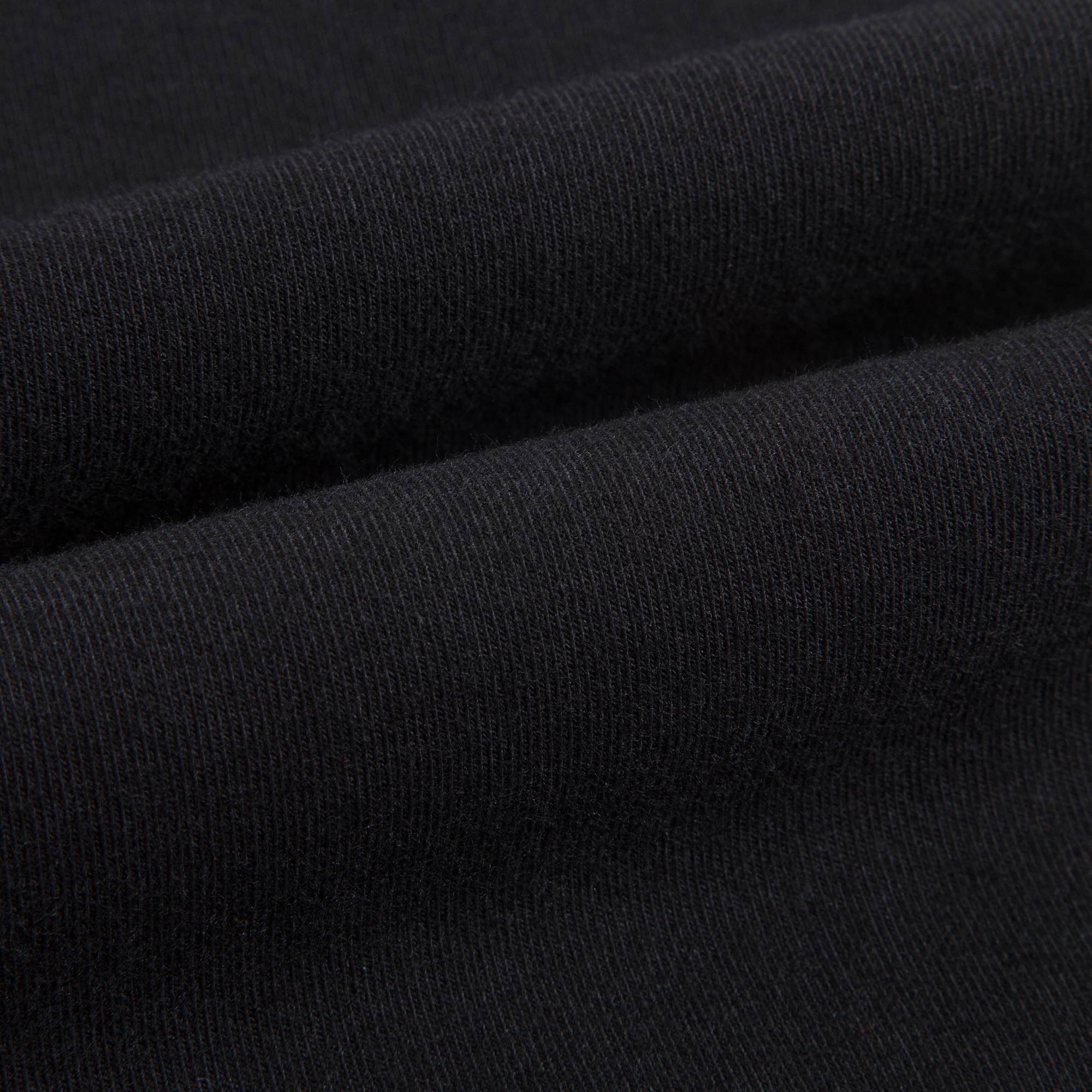 Girls Black Cotton T-shirt