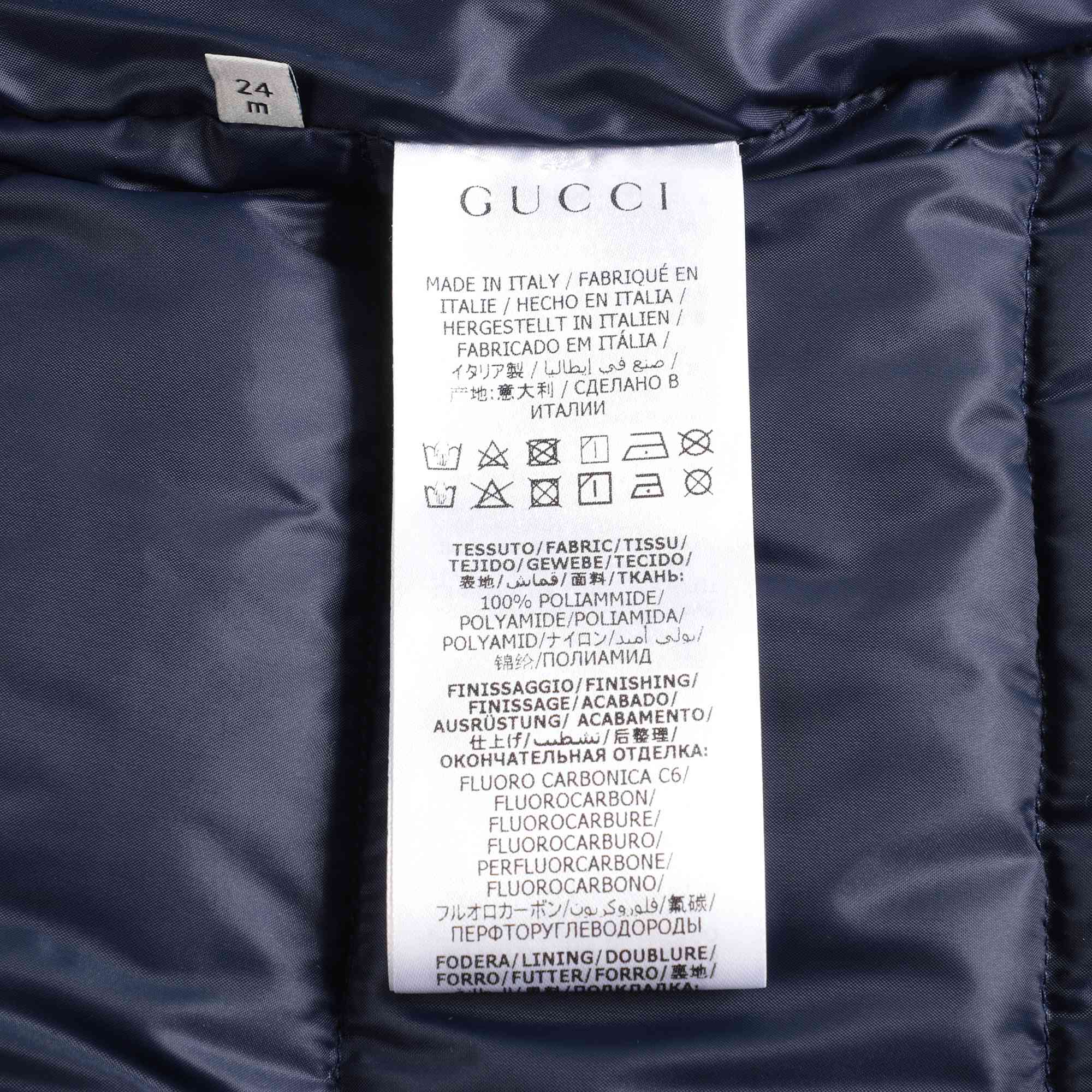 Baby Girls Blue Padded Down Coat