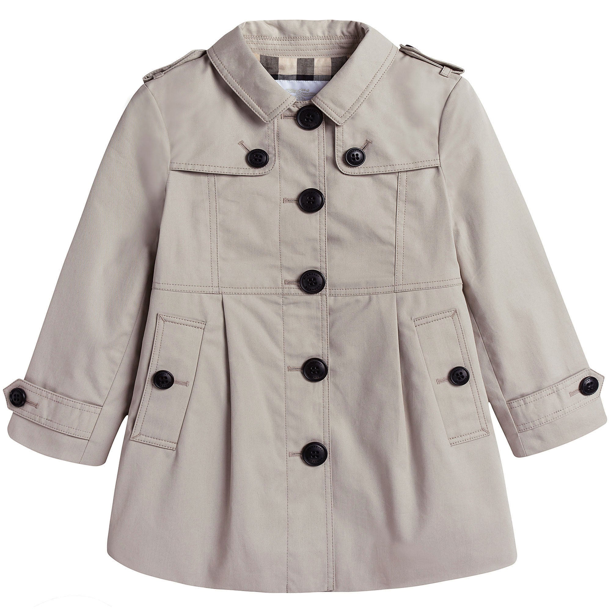 Baby Girls Beige Classic Trench Coat - CÉMAROSE | Children's Fashion Store - 1
