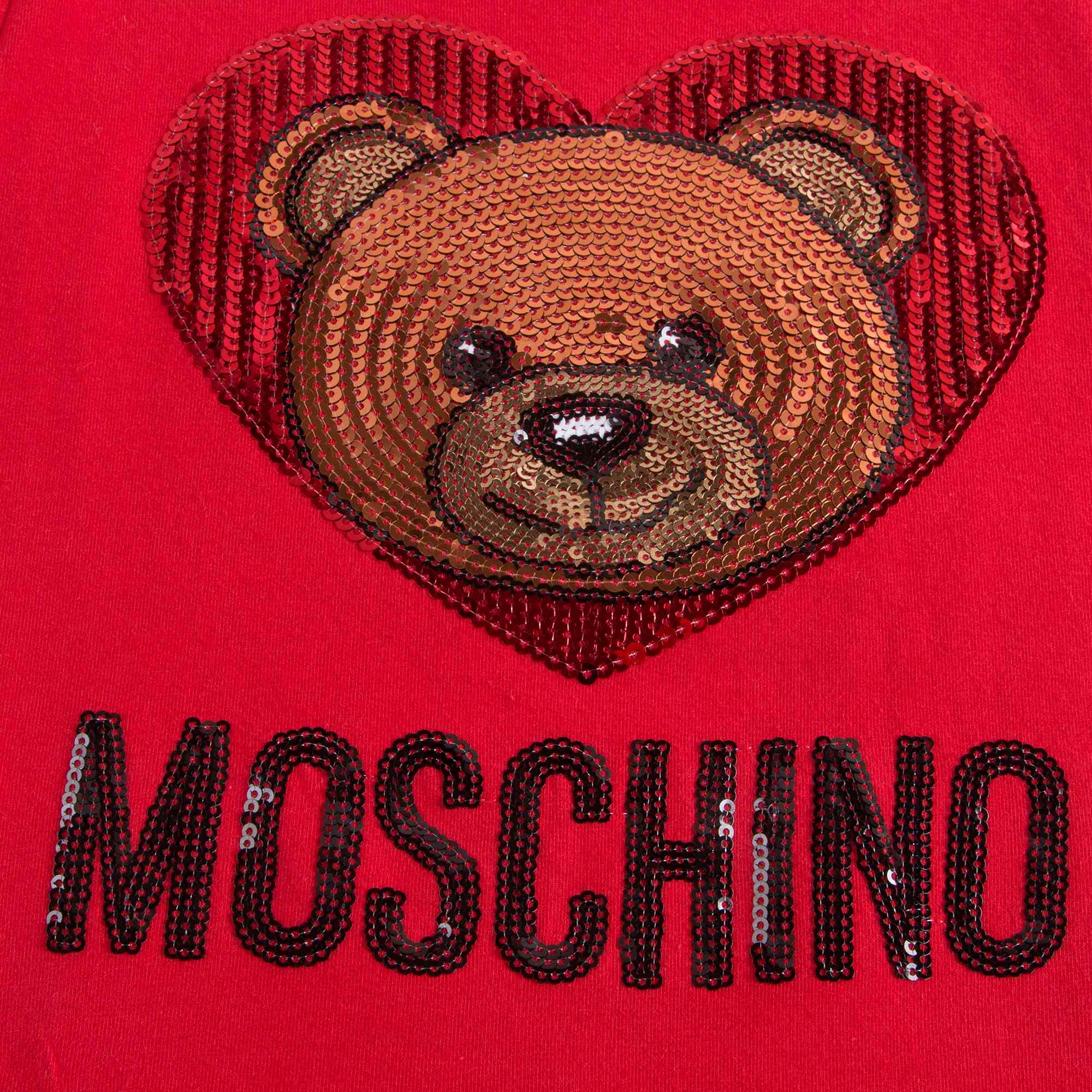 Girls Poppy Red Cotton T-shirt