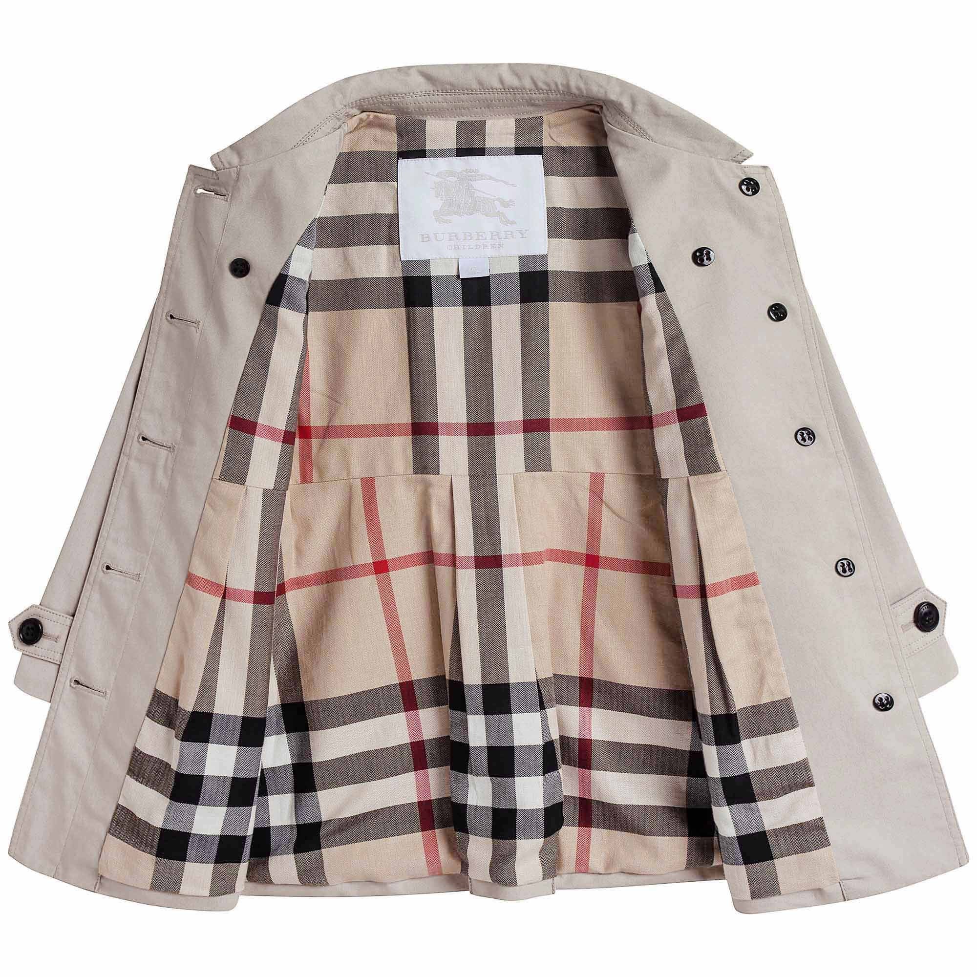 Baby Girls Beige Classic Trench Coat - CÉMAROSE | Children's Fashion Store - 3