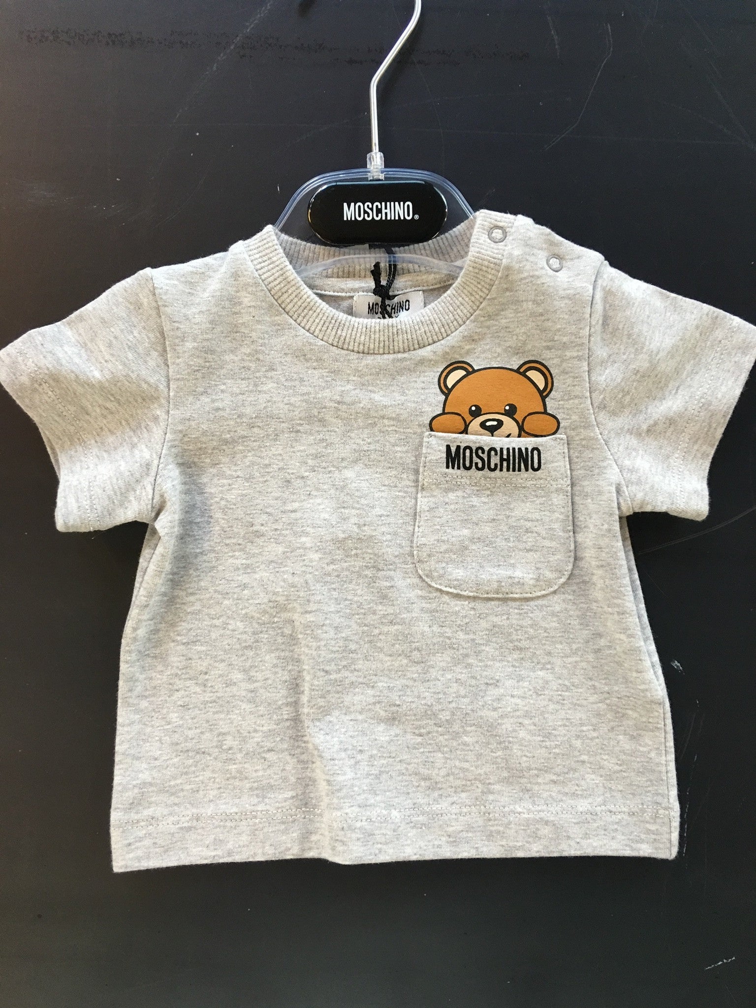 Baby Grey Cotton T-shirt