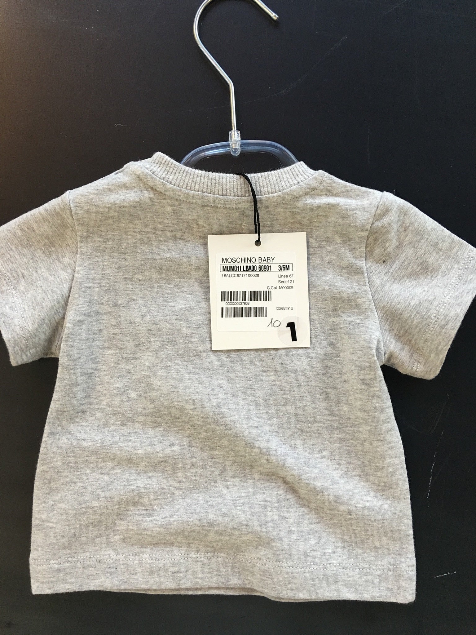 Baby Grey Cotton T-shirt