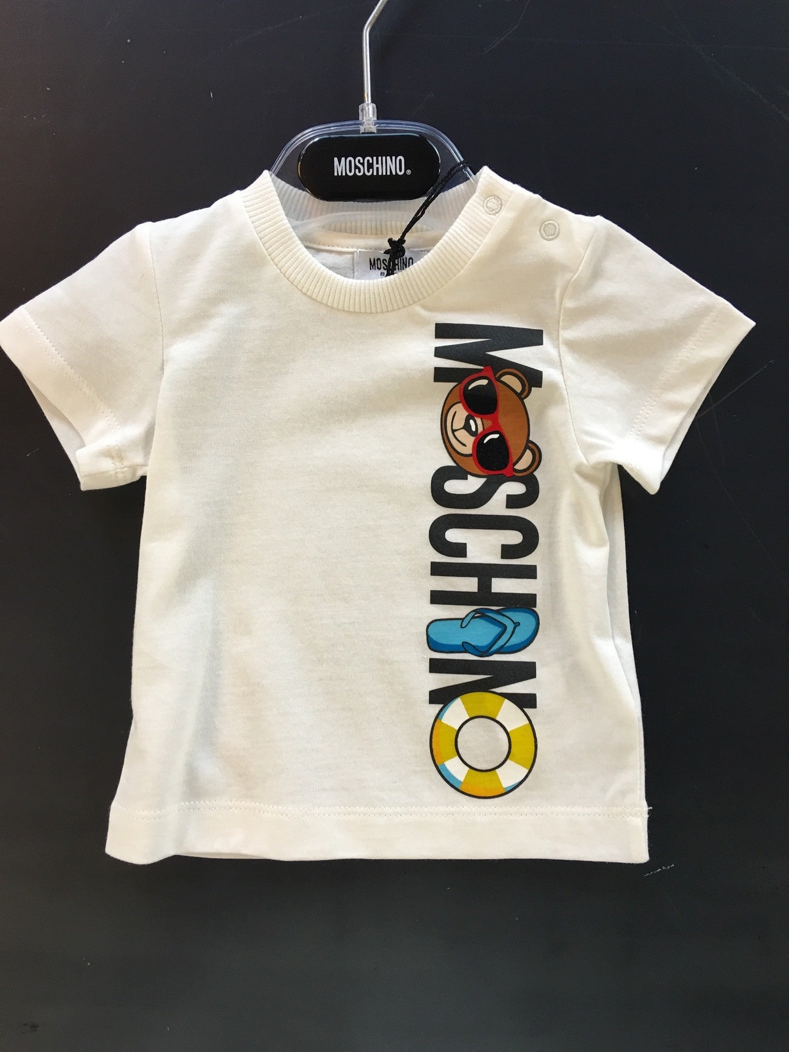 Baby Boy White Logo T-shirt