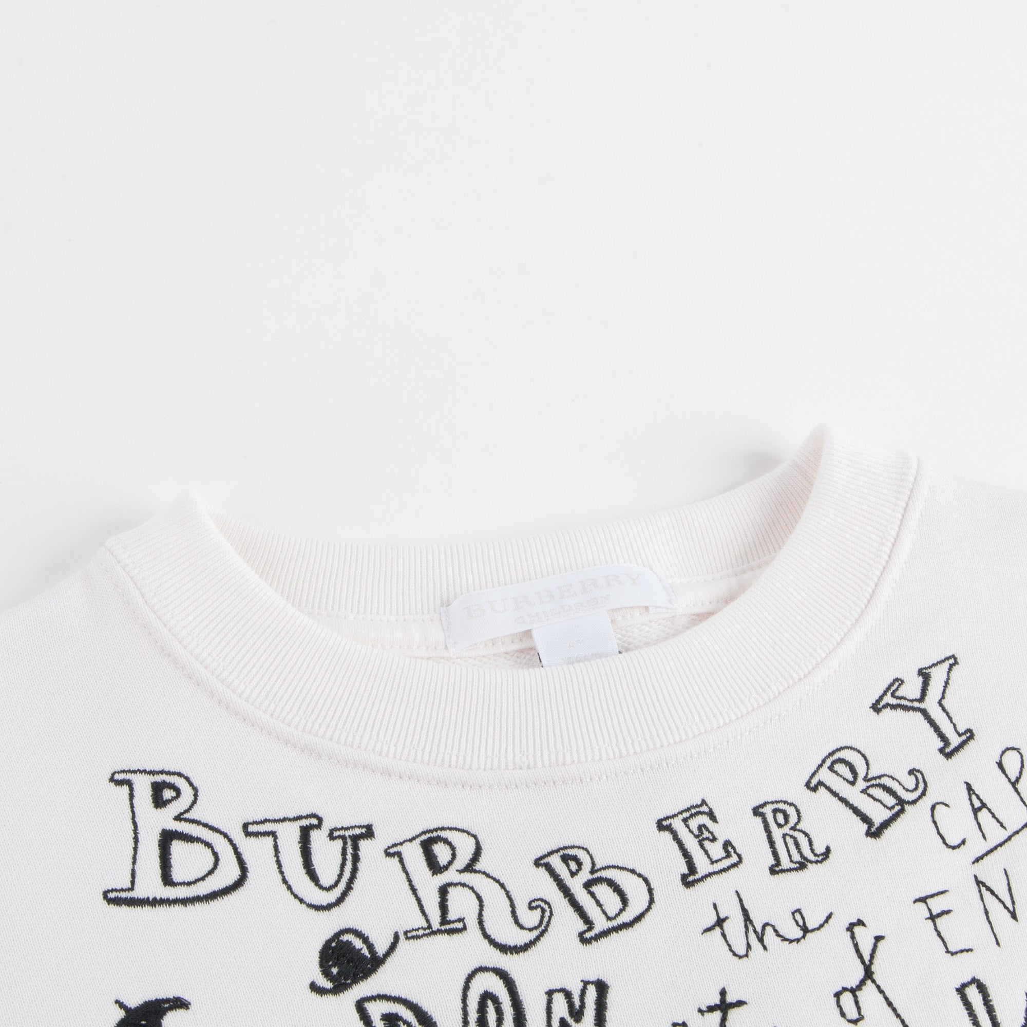 Boys & Girls White Cotton T-shirt