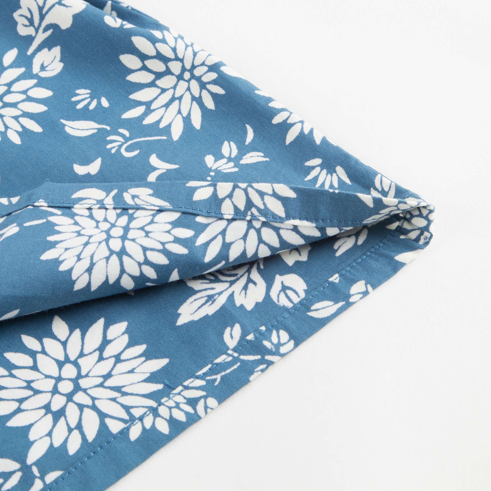 Baby Blue Flower Printed Shirt