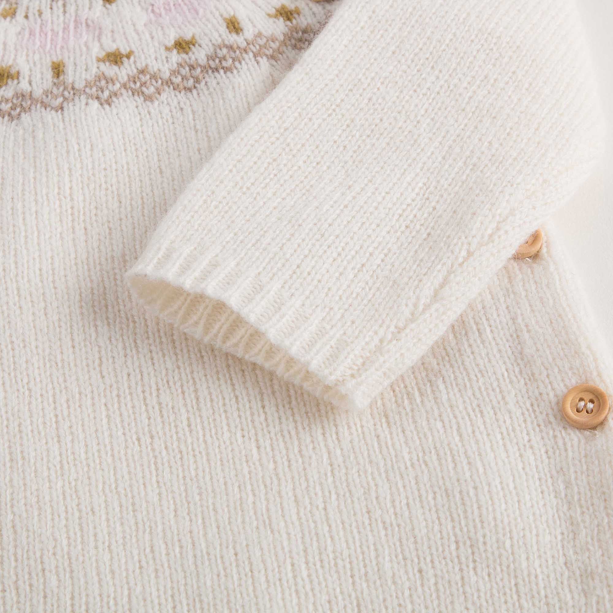 Baby Girls Ivory Wool Sets - CÉMAROSE | Children's Fashion Store - 8