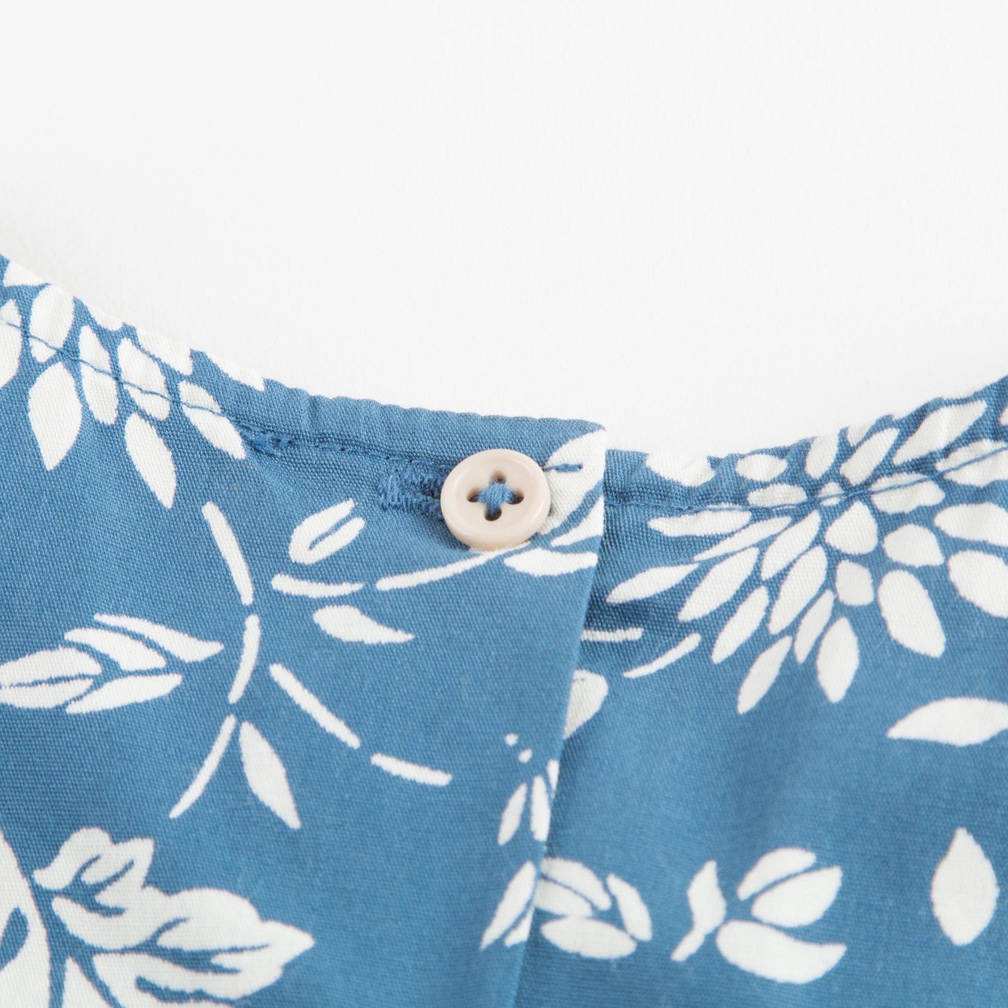 Baby Blue Flower Printed Shirt