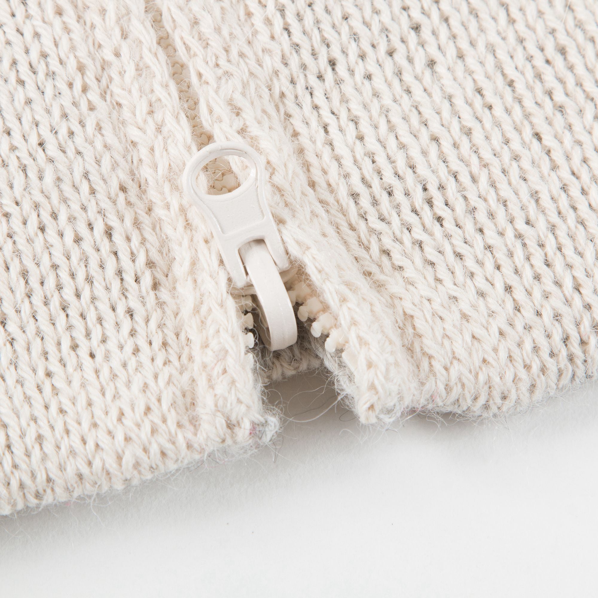 Baby White Love Alpaca Hooded Sweater