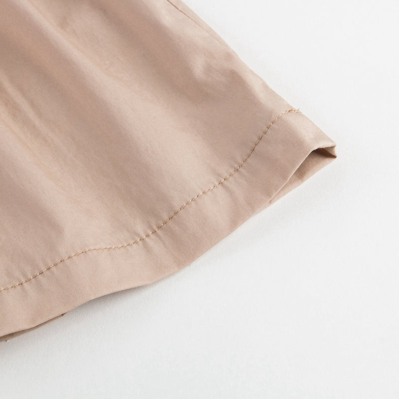 Baby Girls Beige Cotton Trench Dress