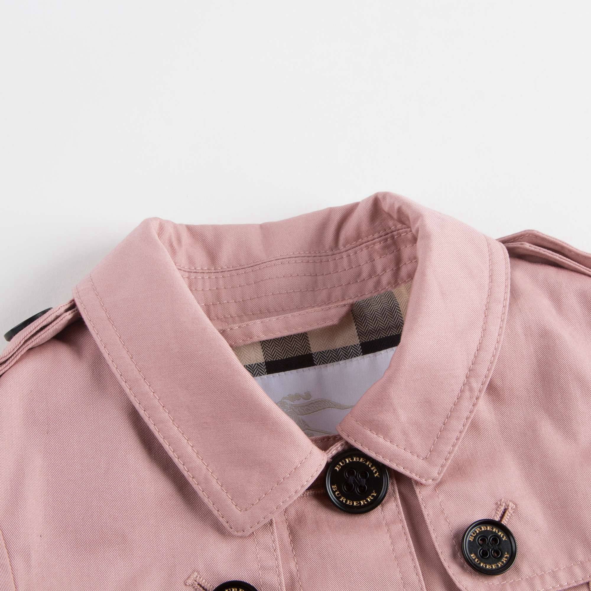 Baby Girls Pale Pink Trench Coat
