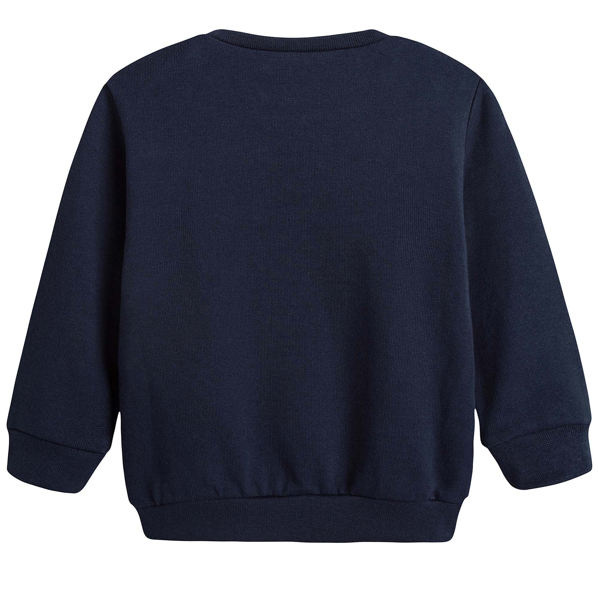 Baby Boys Navy Blue Tracksuit - CÉMAROSE | Children's Fashion Store - 4