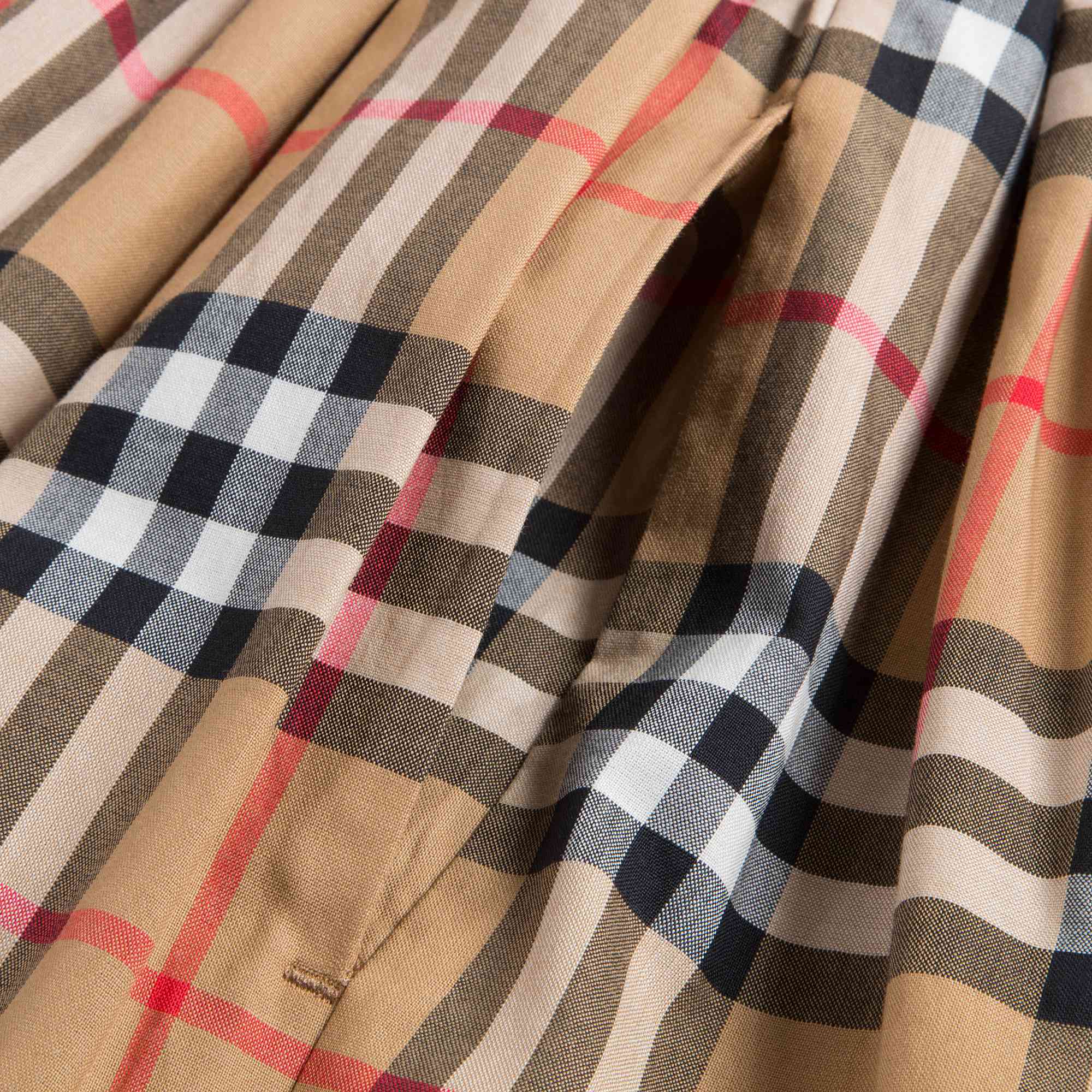 Girls Yellow Check Cotton Dress