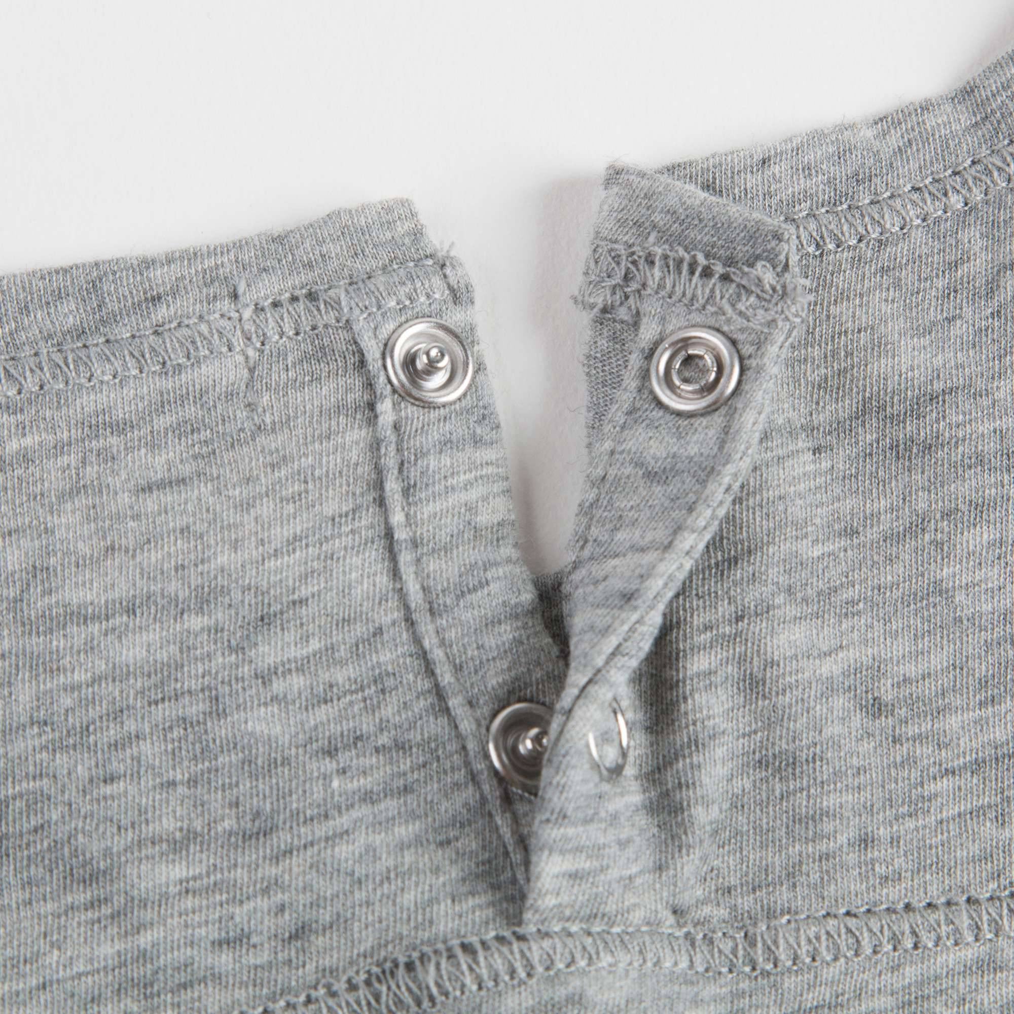 Baby Light Grey Cotton T-shirt