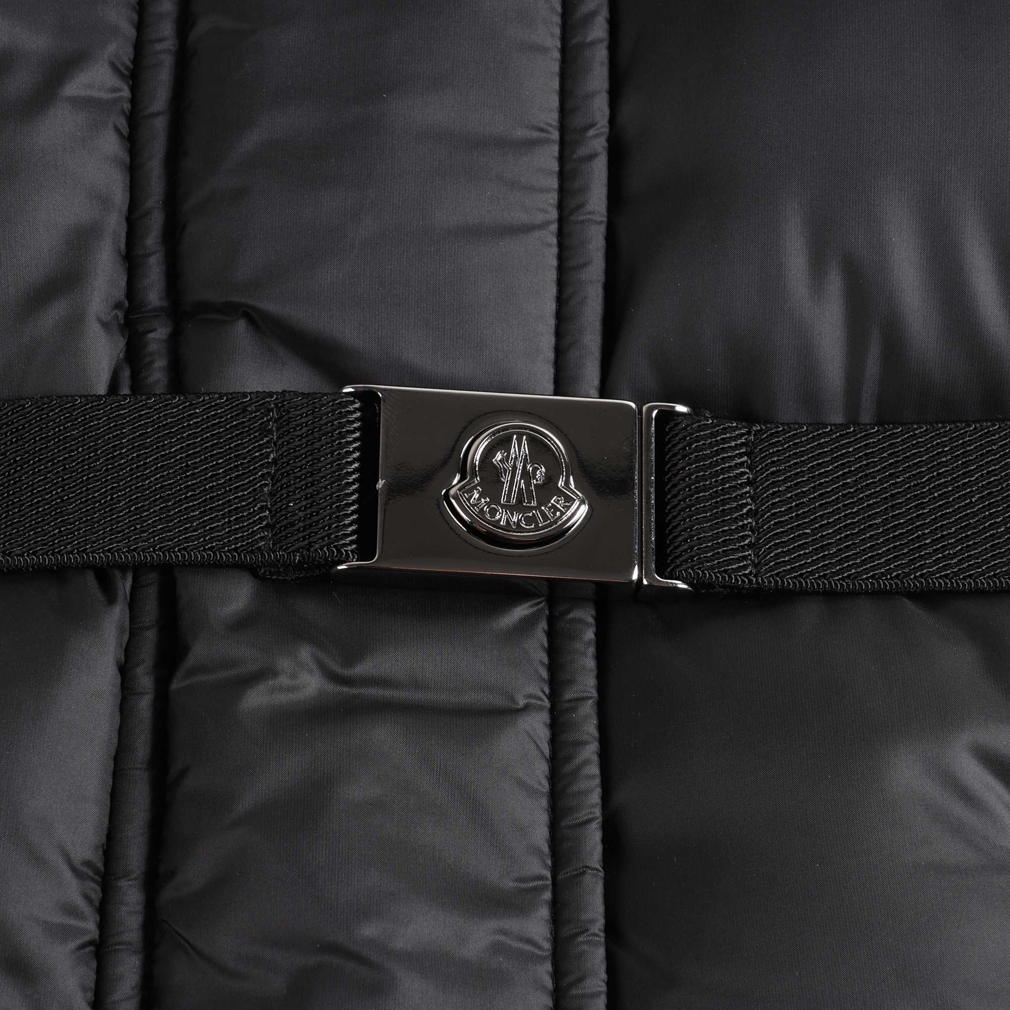 Girls Black Padded Down Gilet
