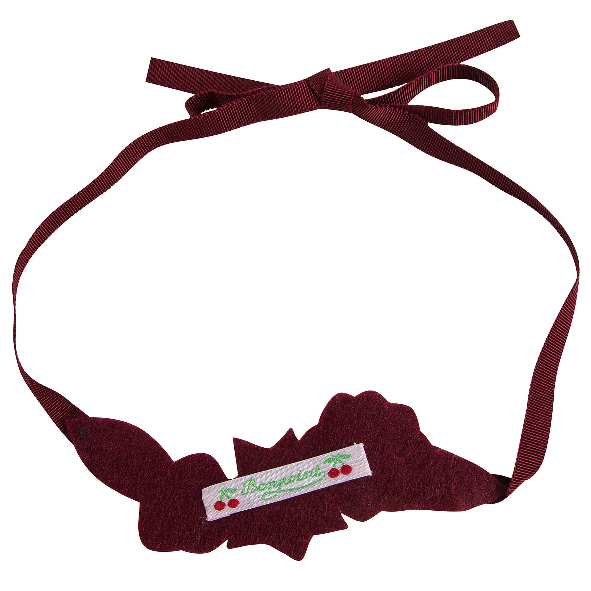 Girls Red Embroidered Hair Band - CÉMAROSE | Children's Fashion Store - 4