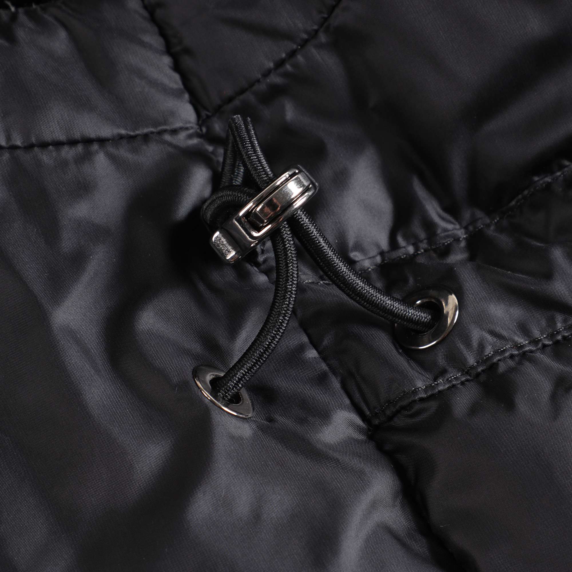Girls Black Padded Down Gilet