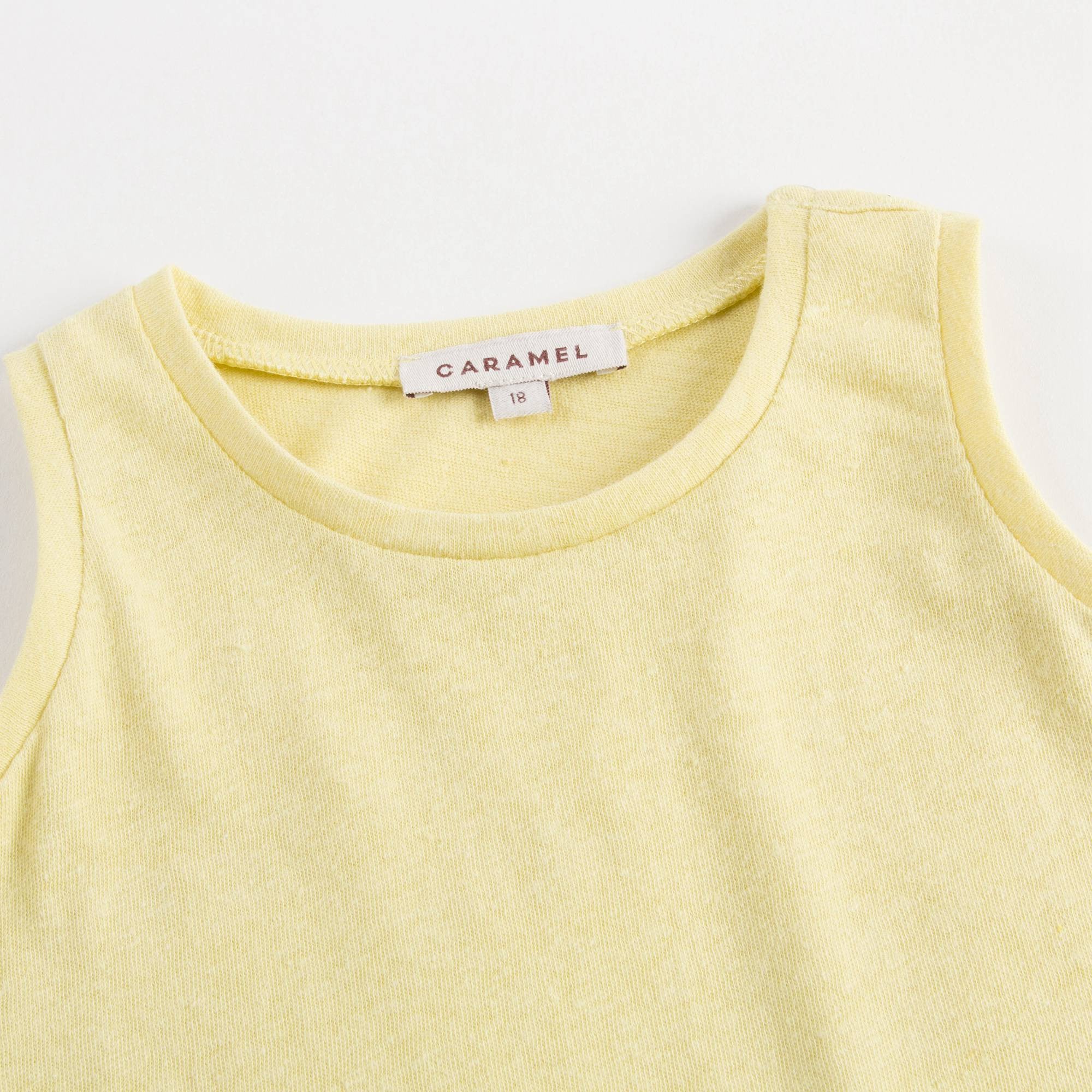 Baby Yellow Cotton Vest