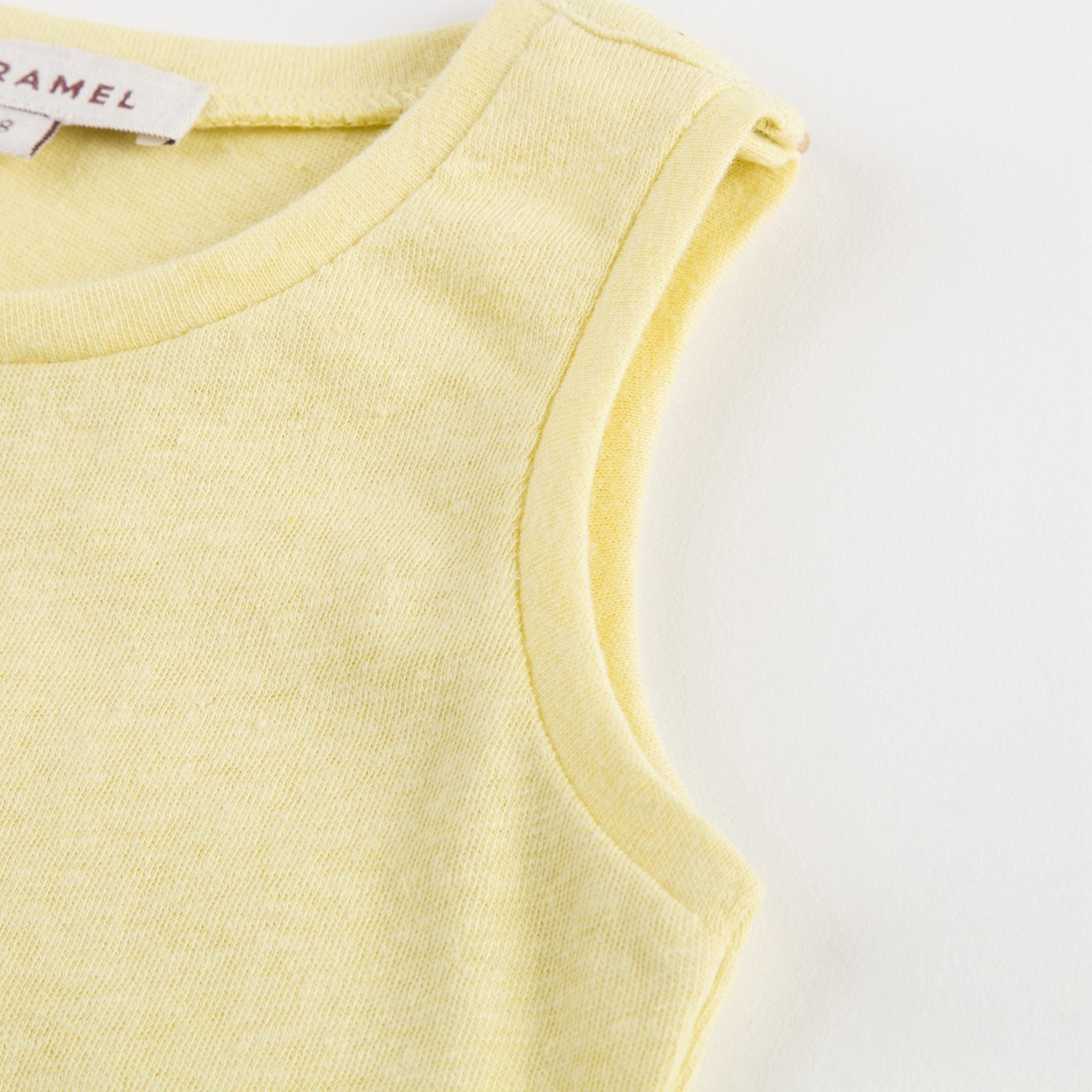 Baby Yellow Cotton Vest