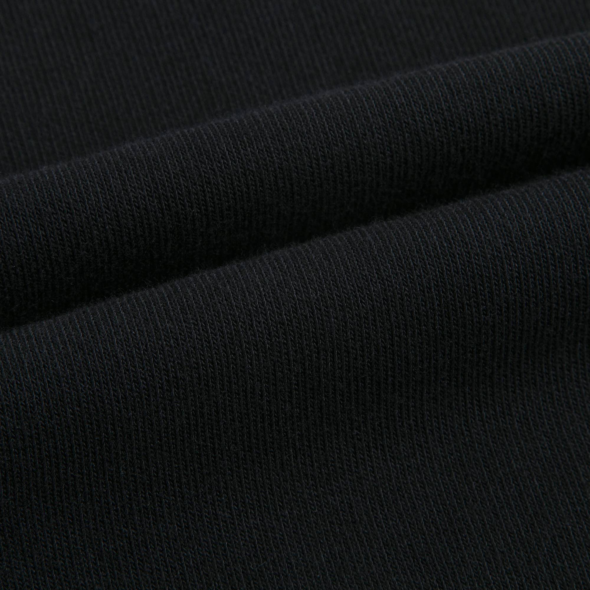 Girls Black Cotton Star Dress