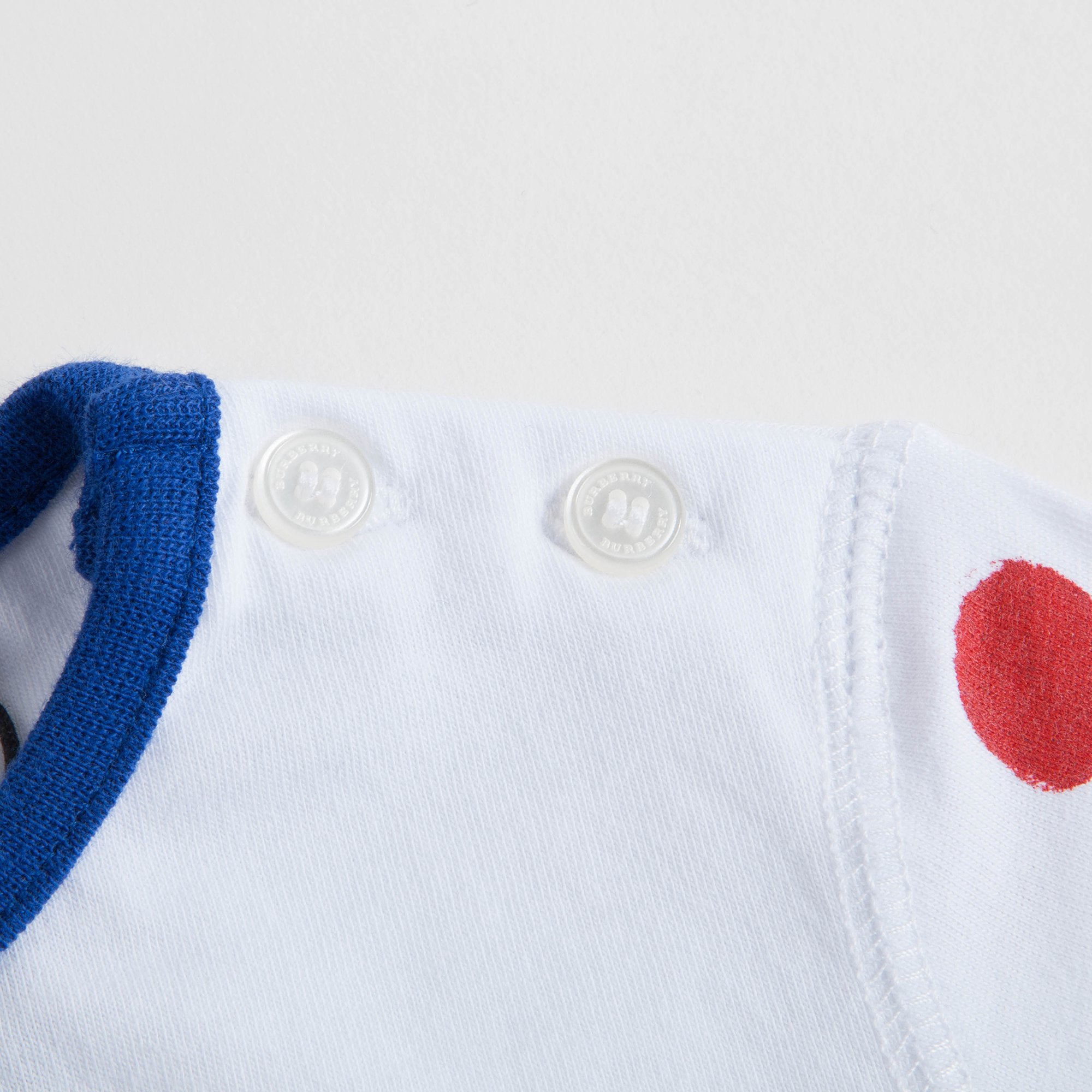 Baby Girls White Cotton T-shirt