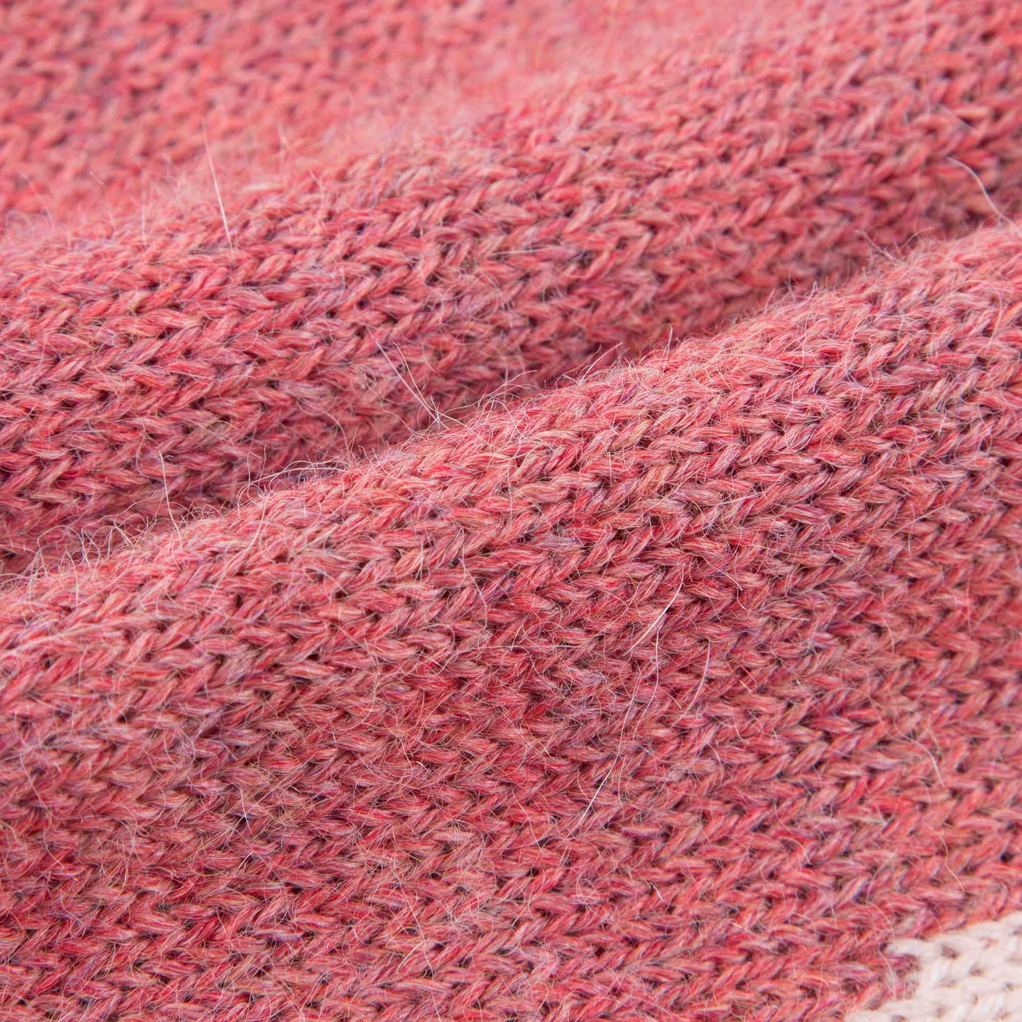 Girls Pink Alpaca Wool Skirt