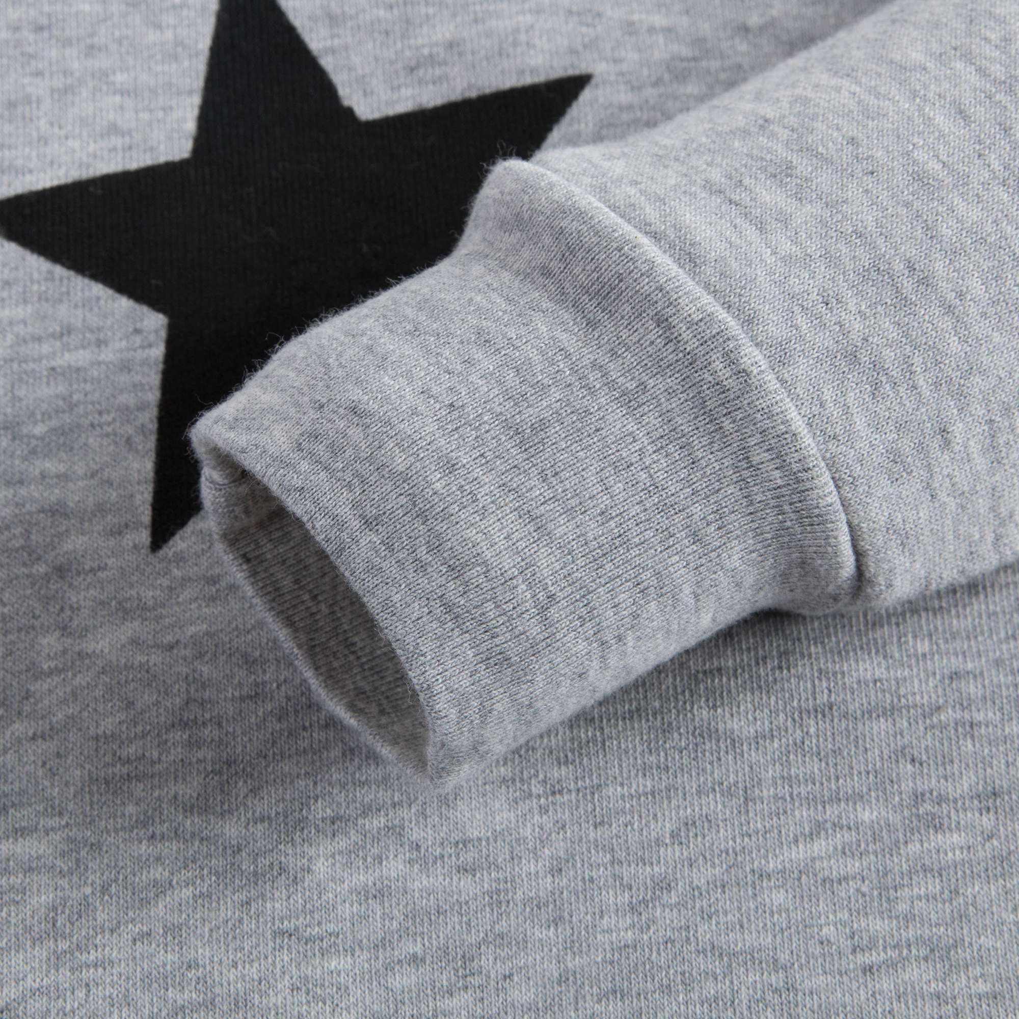Girls Heather Grey Cotton Dress