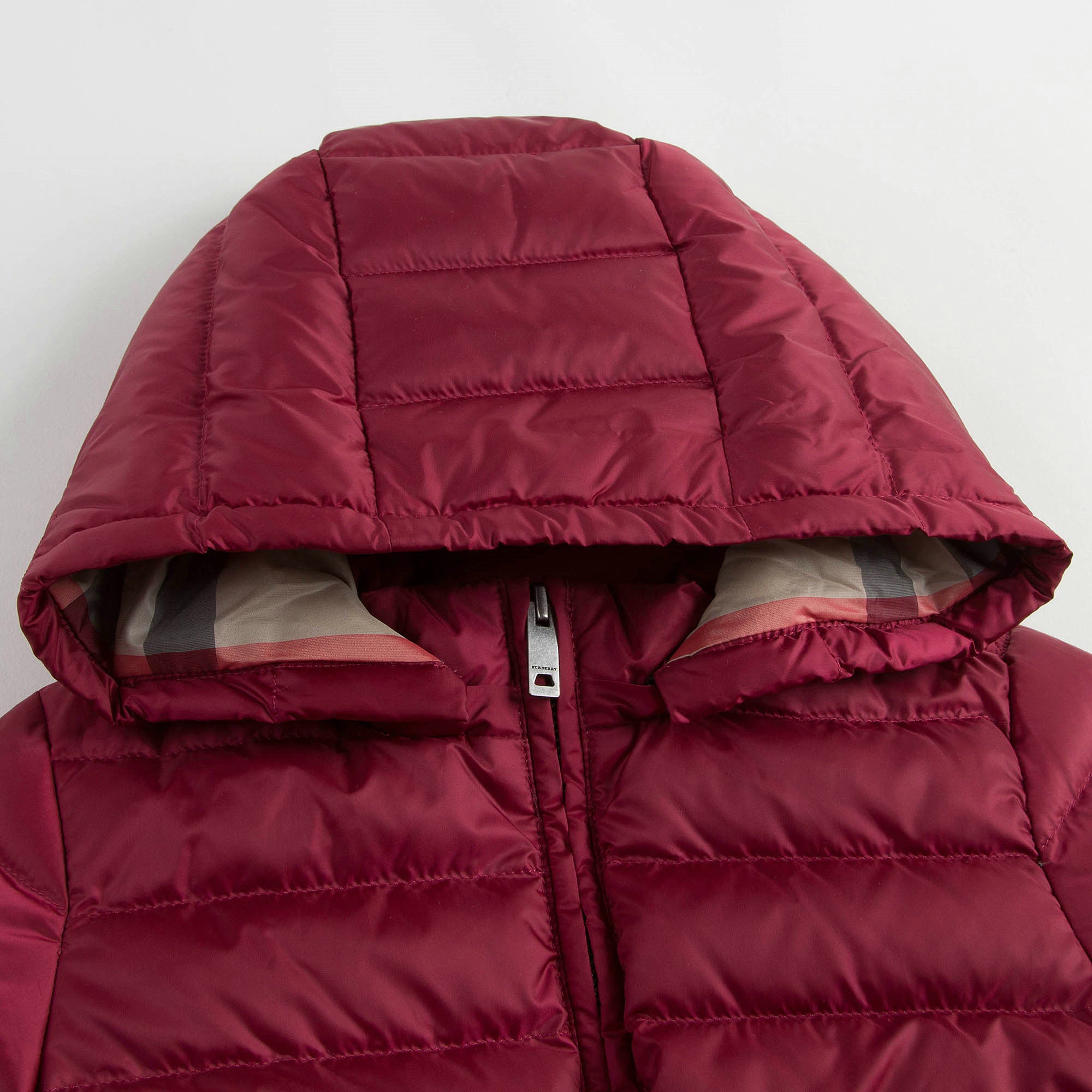 Baby Girls Dark Pink Down Padded Hooded Jacket - CÉMAROSE | Children's Fashion Store - 9