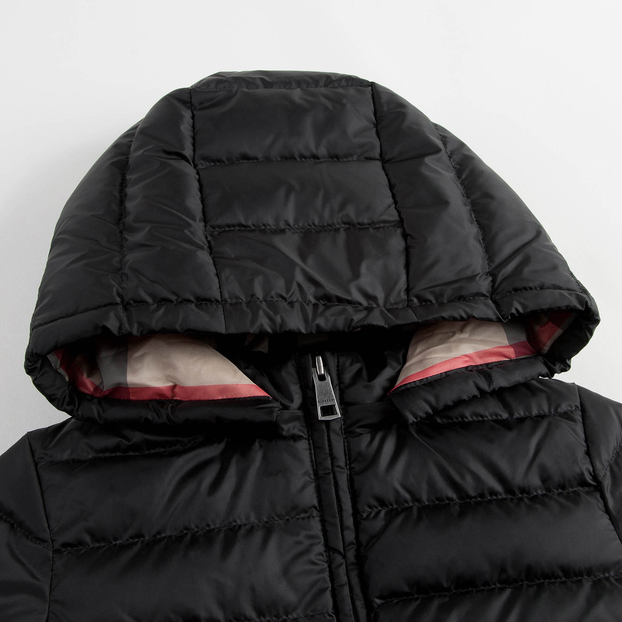 Baby Girls Black Down Padded Hooded Jacket - CÉMAROSE | Children's Fashion Store - 10