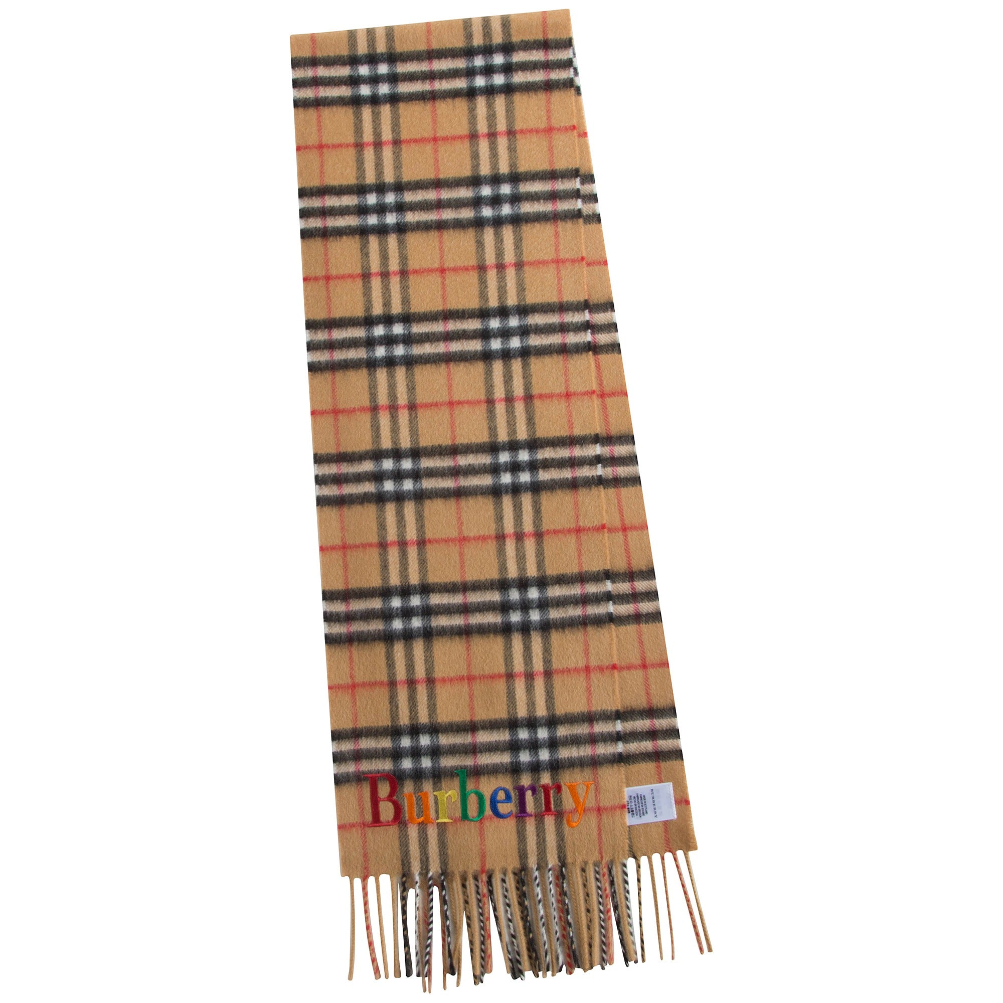 Girls Antique Yellow Cashmere Scarve
