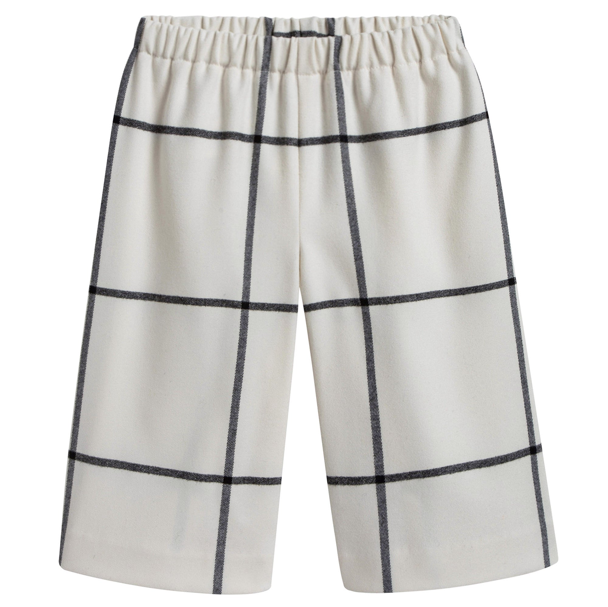 Girls Milk Checked Trousers
