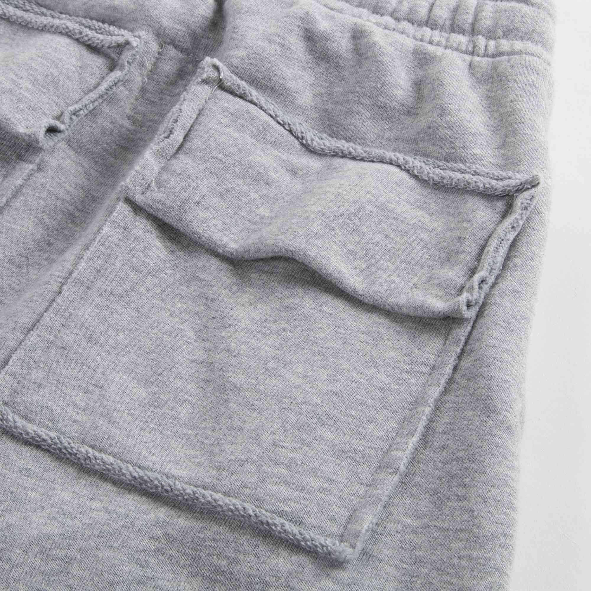 Boys Heather Grey Cotton Skull Trousers