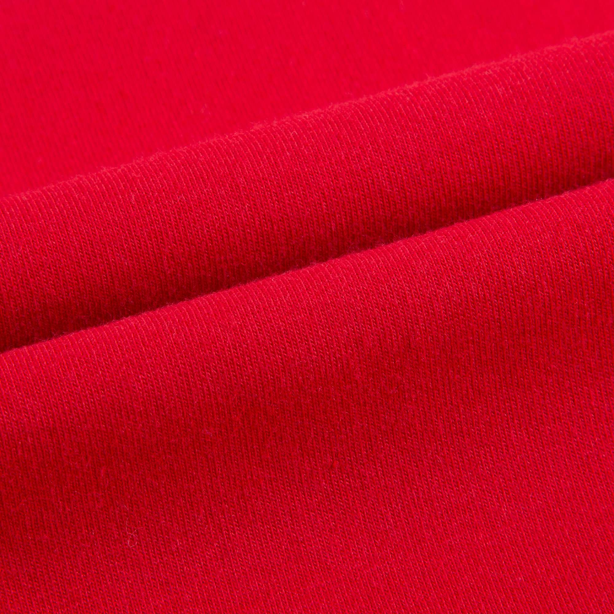 Girls Poppy Red Cotton T-shirt